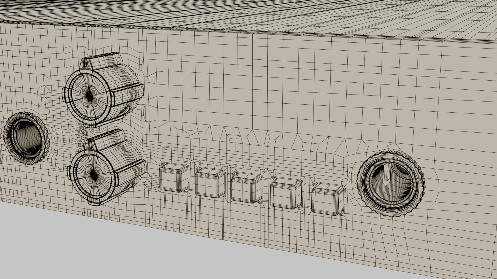 API Audio 3124V  3D model_18
