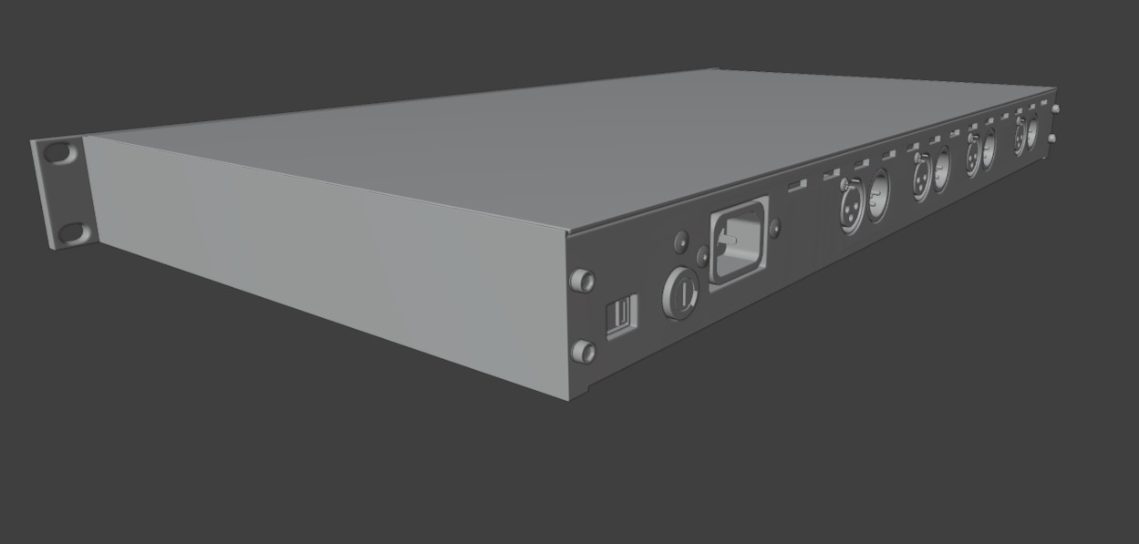 API Audio 3124V  3D model_9