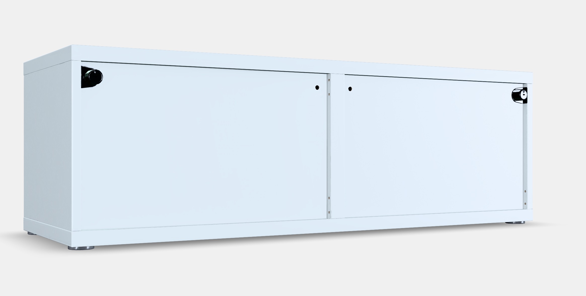 BESTA Shelf unit with doors 24 Low-poly 3D model_2