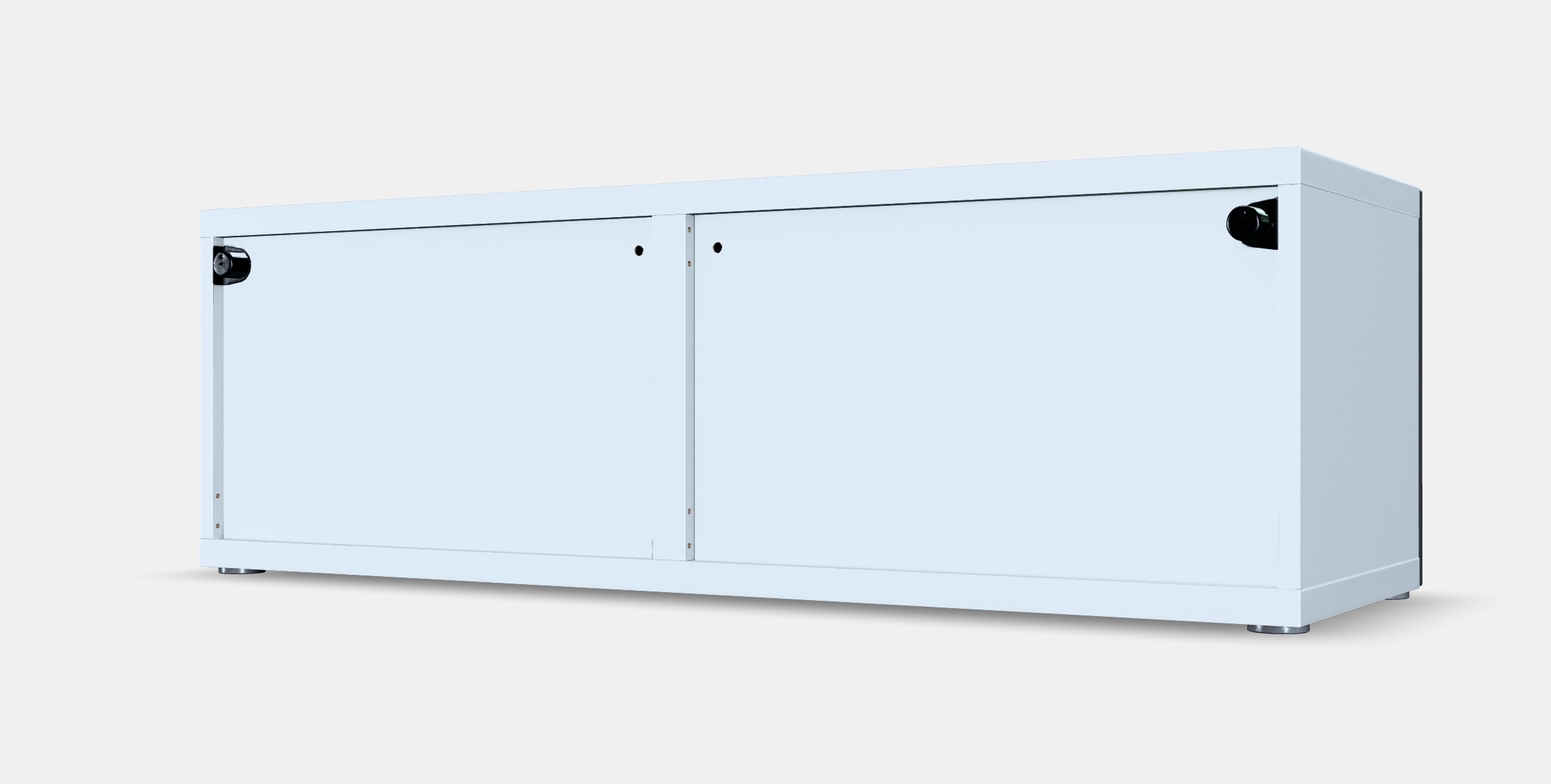 BESTA Shelf unit with doors 24 Low-poly 3D model_6