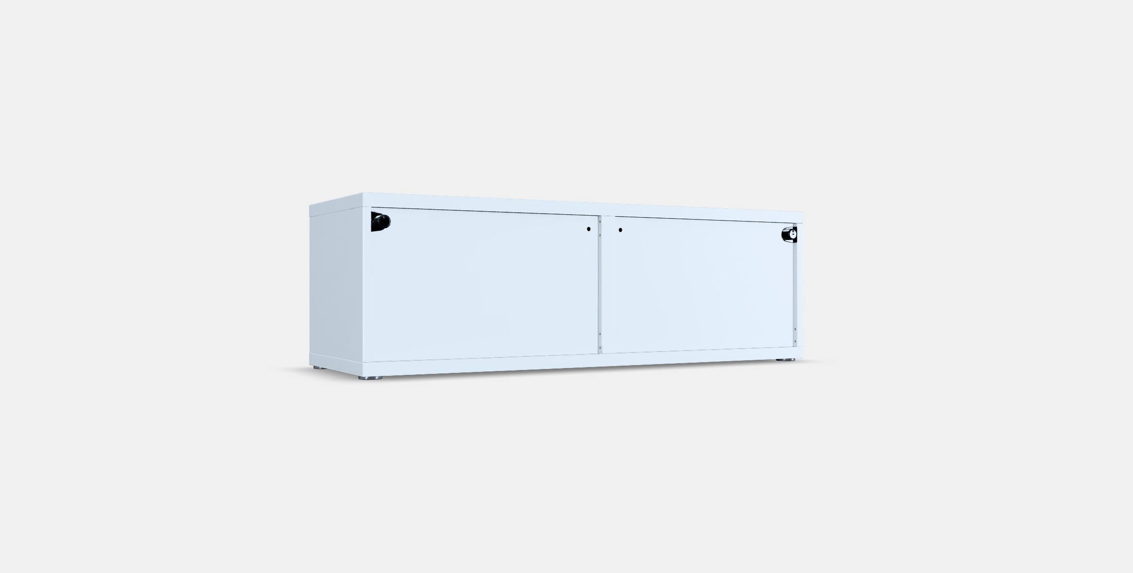 BESTA Shelf unit with doors 24 Low-poly 3D model_16