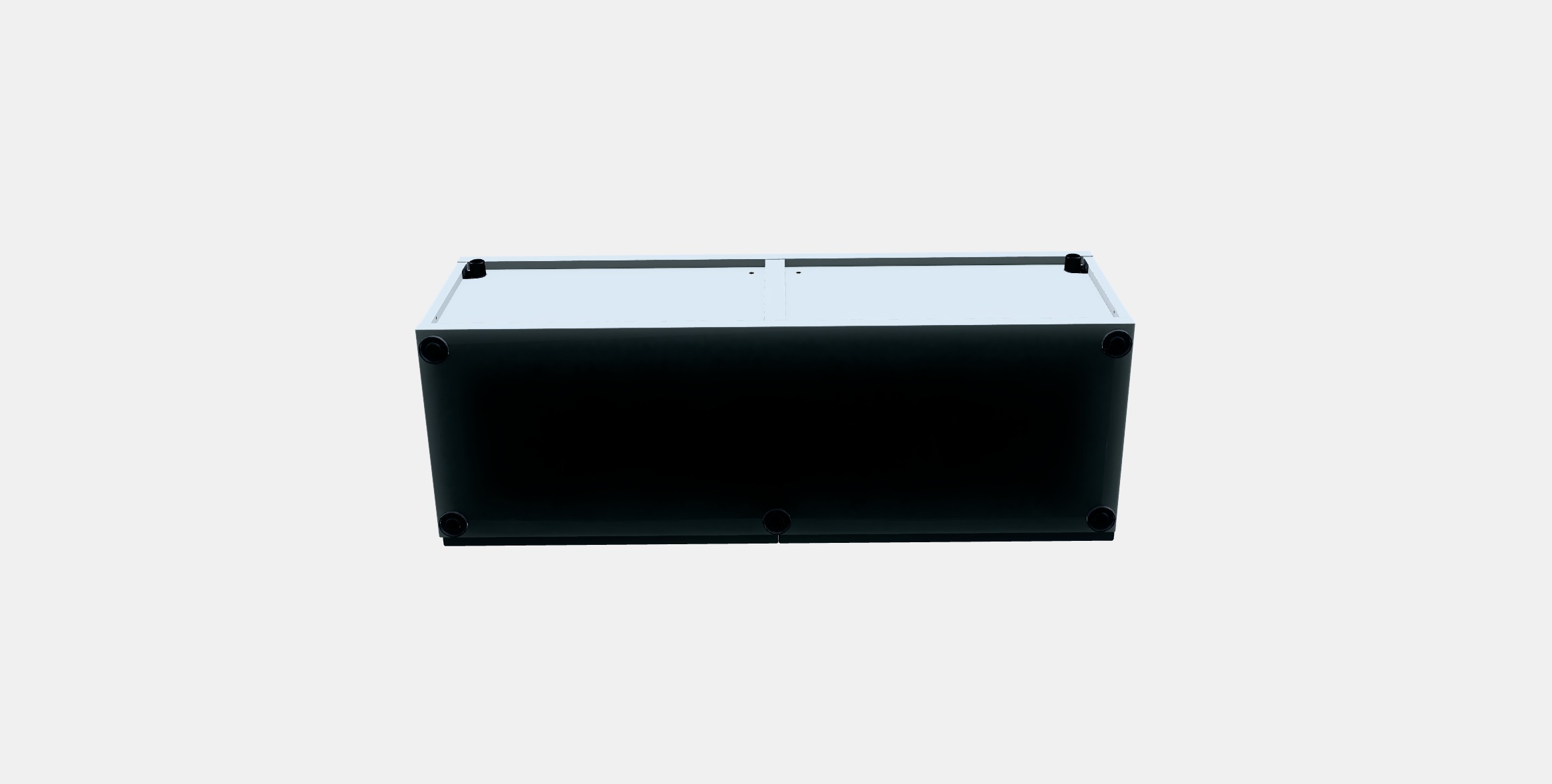 BESTA Shelf unit with doors 24 Low-poly 3D model_7