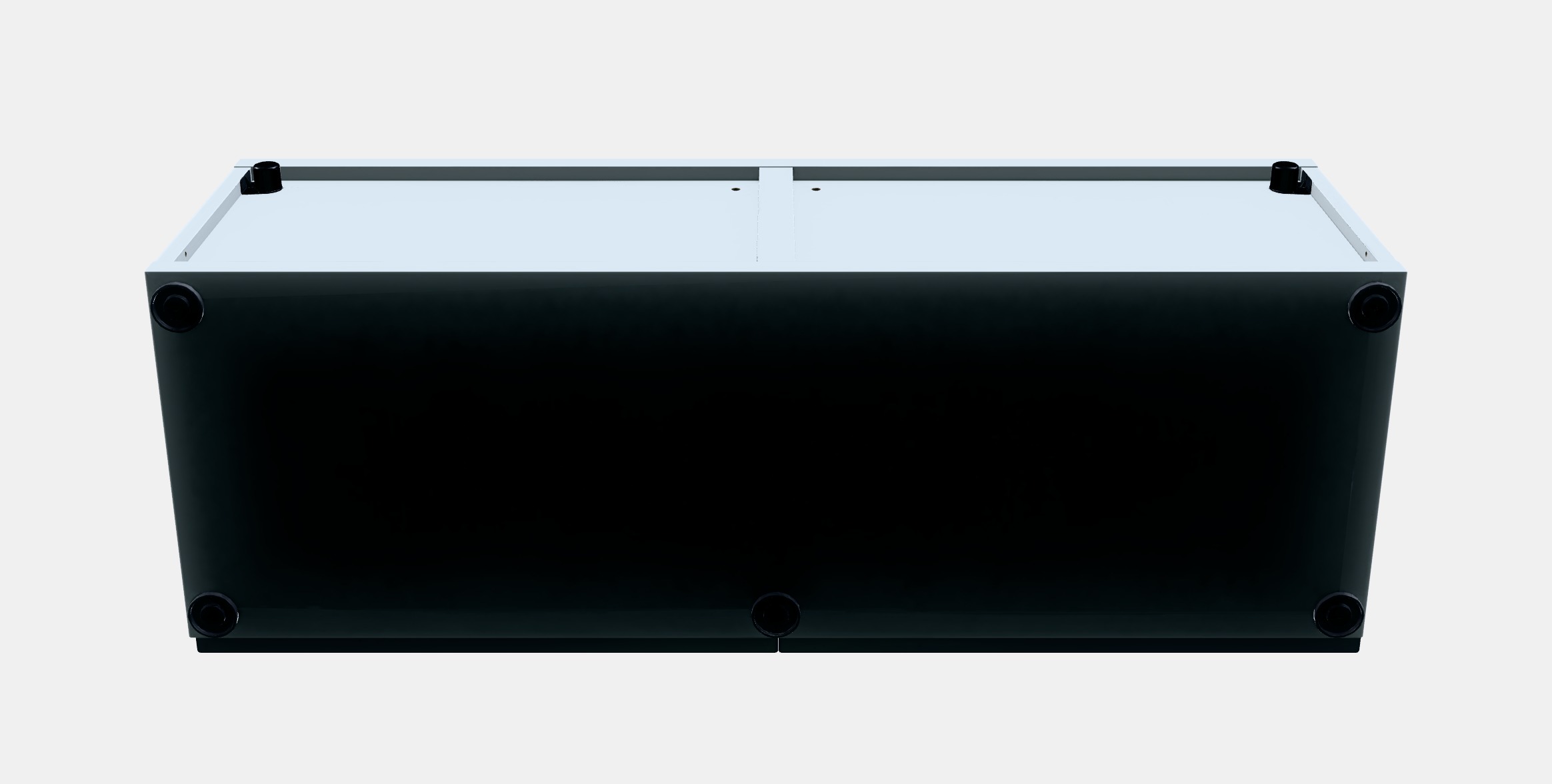 BESTA Shelf unit with doors 24 Low-poly 3D model_8