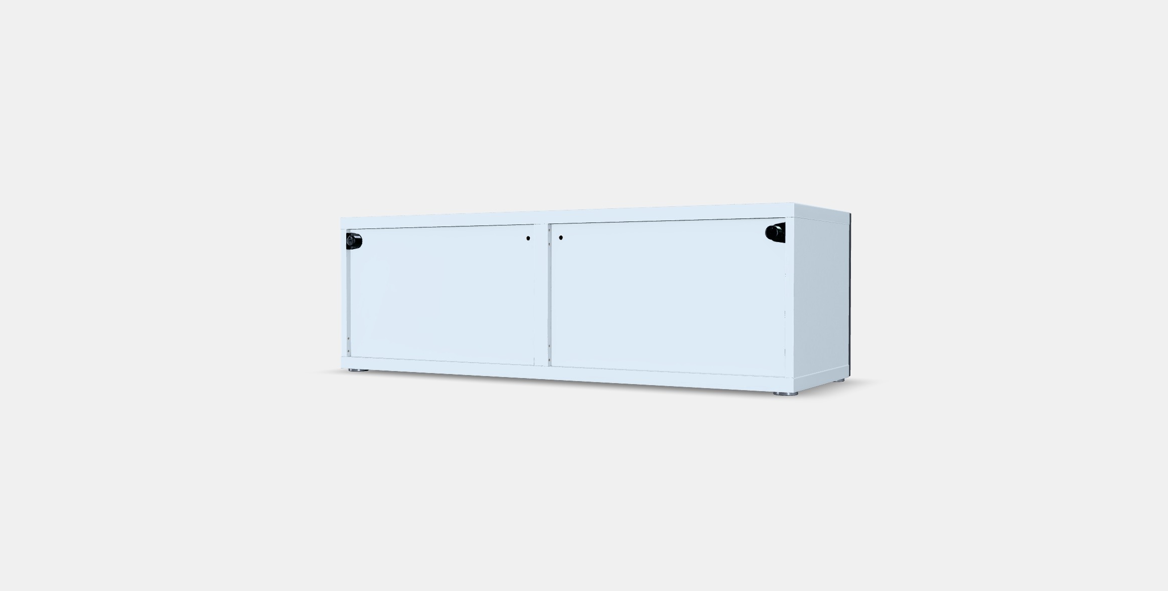 BESTA Shelf unit with doors 24 Low-poly 3D model_5