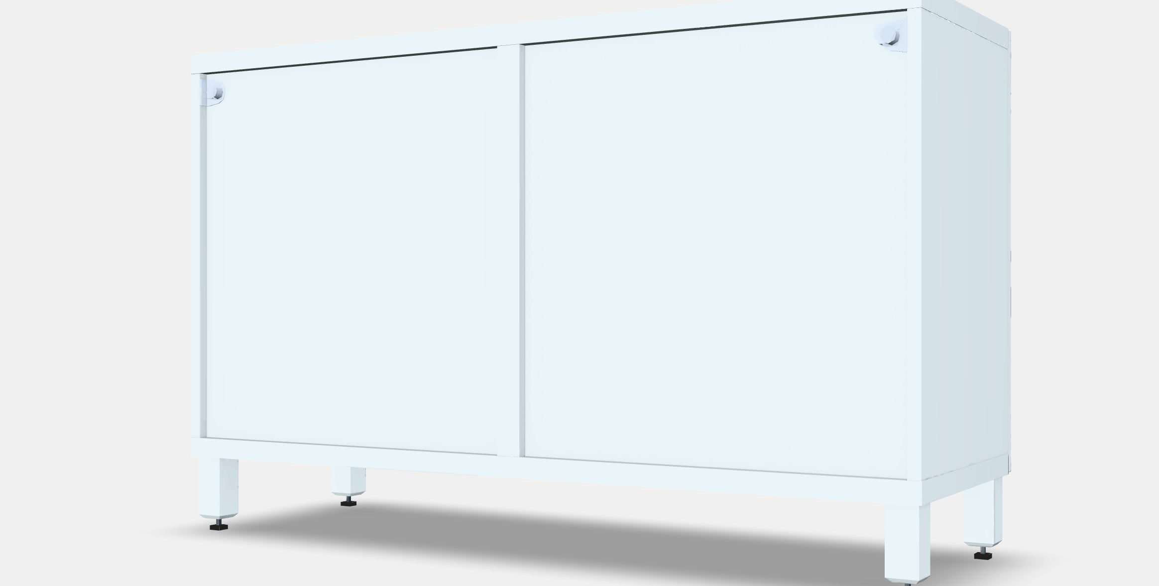 BESTA Storage combination with doors 50 Low-poly 3D model_6