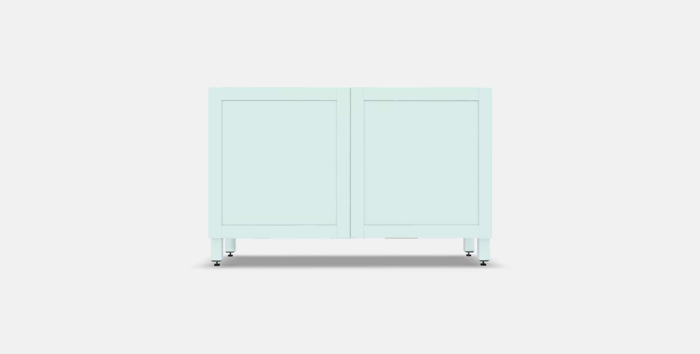 BESTA Storage combination with doors 50 Low-poly 3D model_10