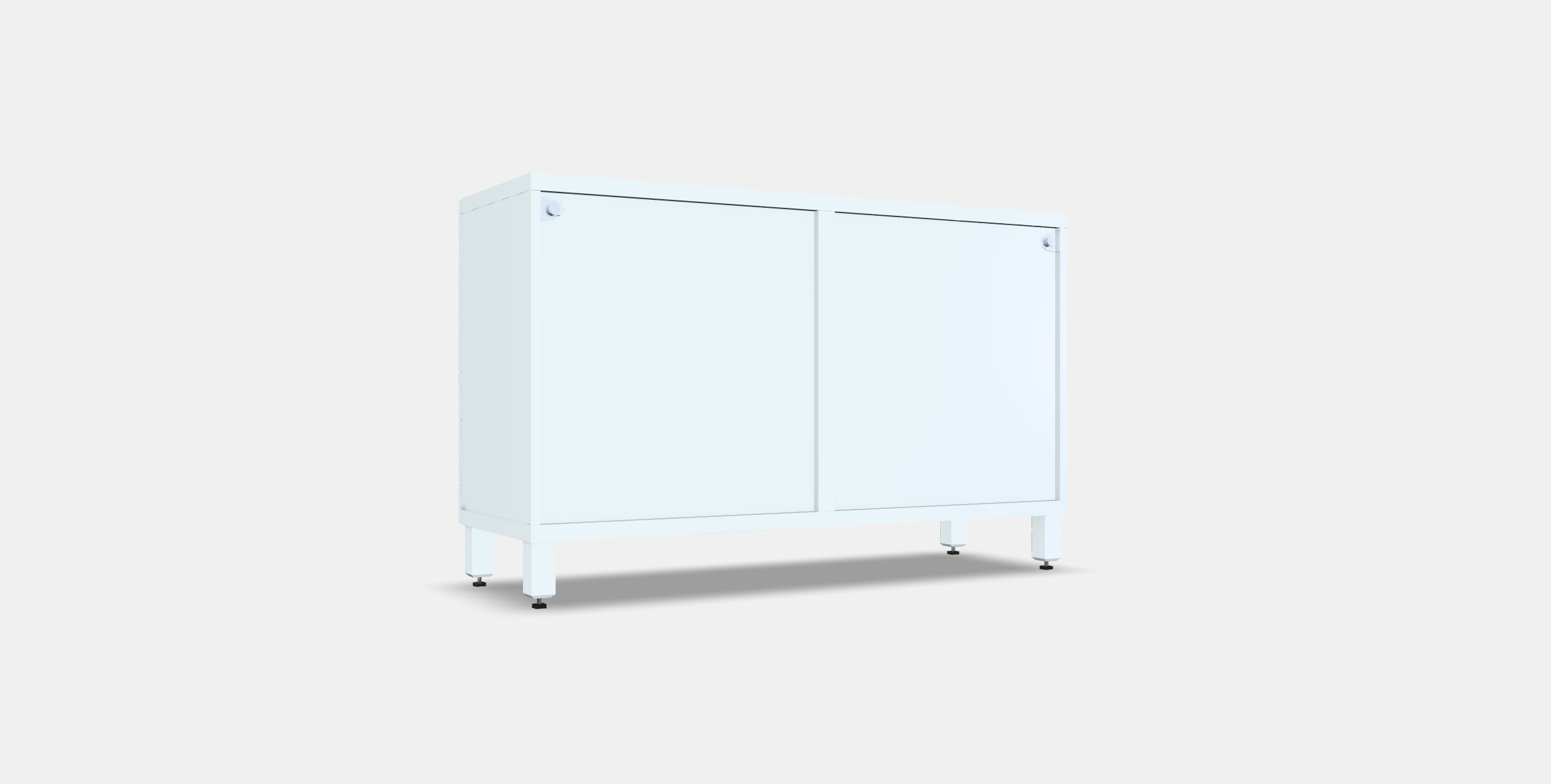 BESTA Storage combination with doors 50 Low-poly 3D model_16