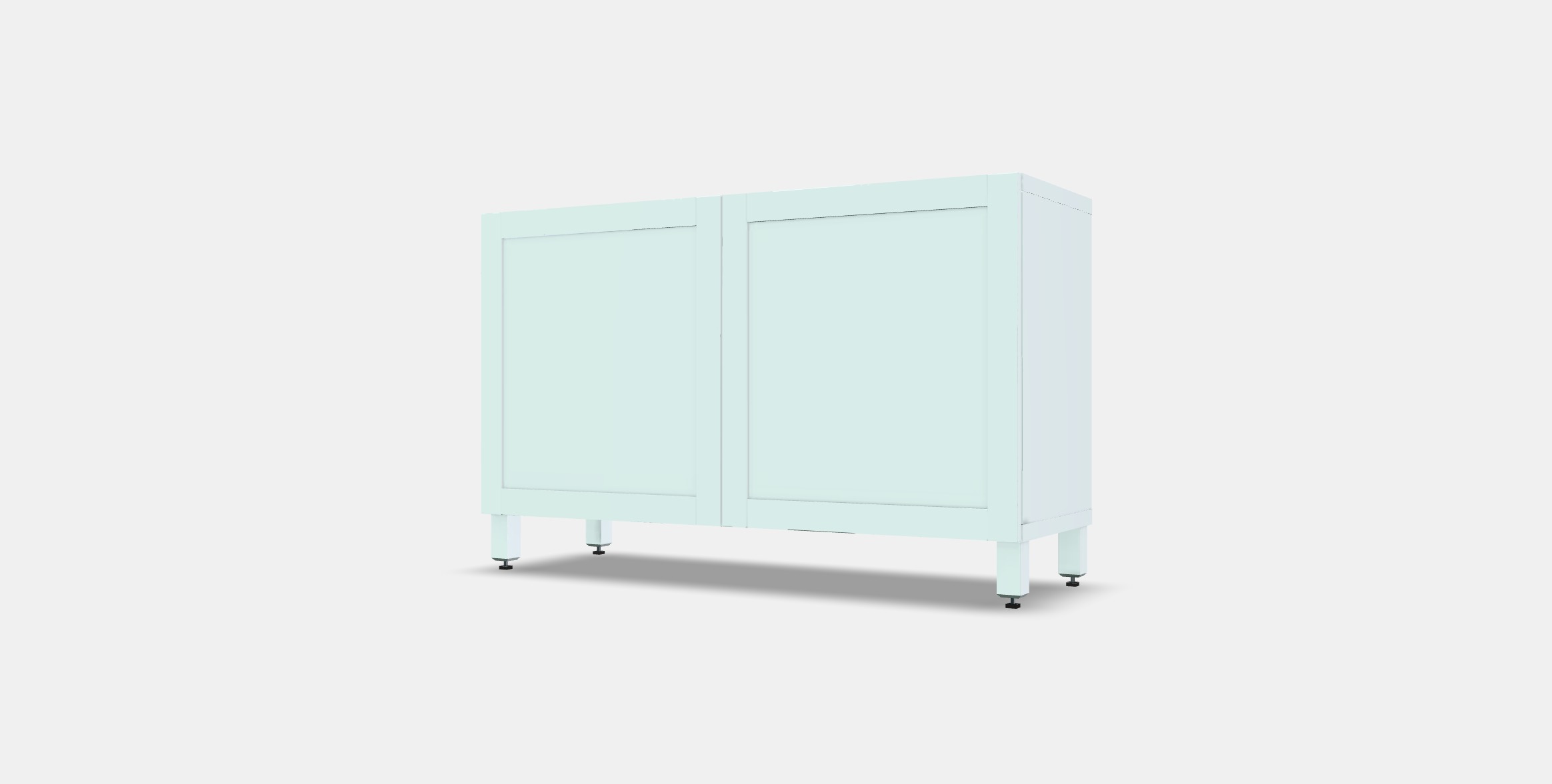 BESTA Storage combination with doors 50 Low-poly 3D model_12