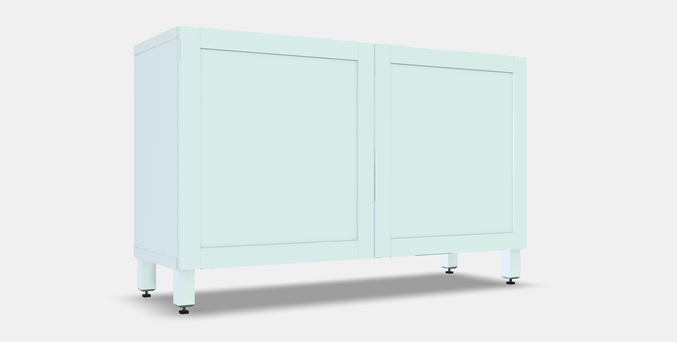 BESTA Storage combination with doors 50 Low-poly 3D model_9