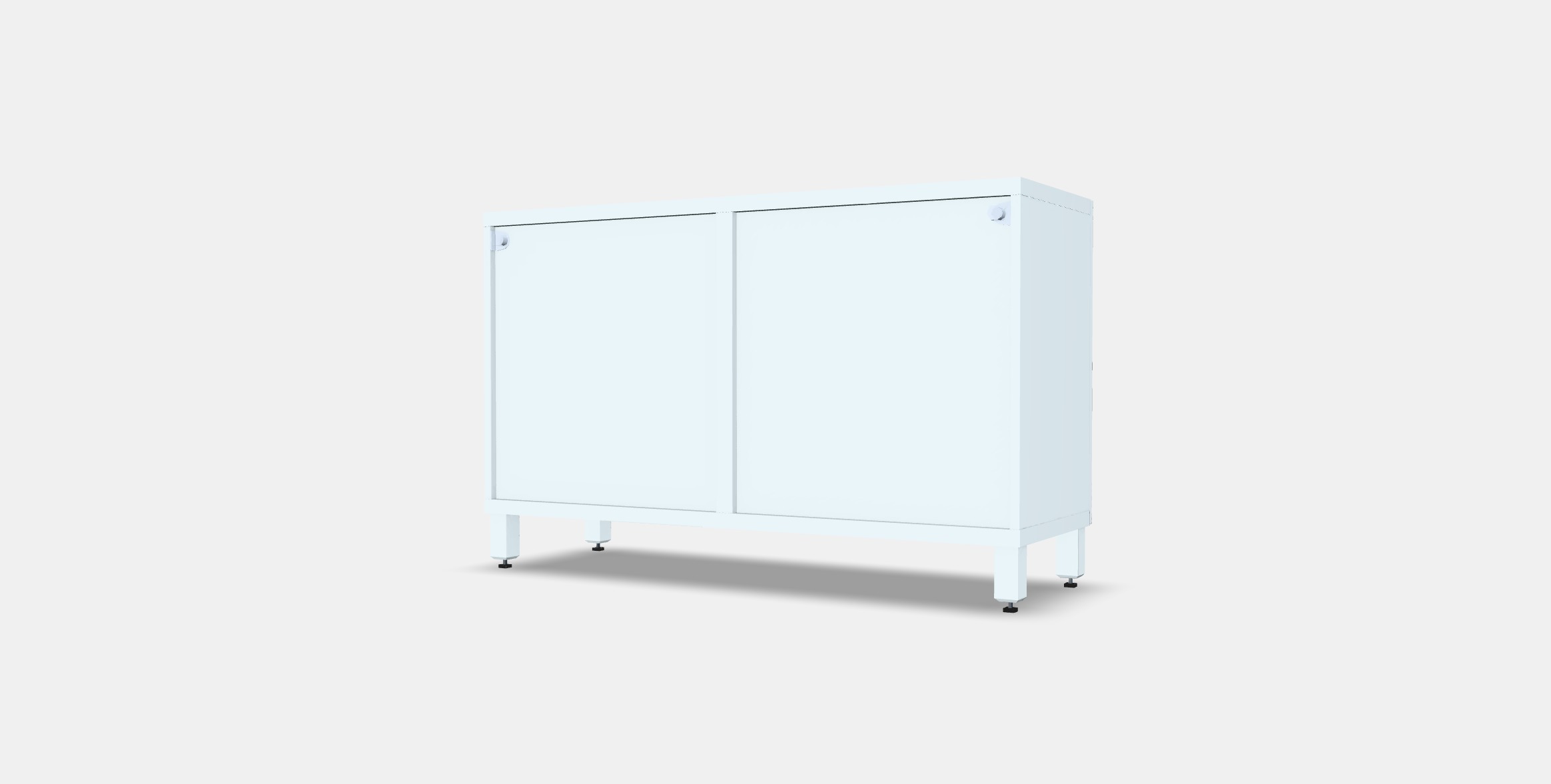 BESTA Storage combination with doors 50 Low-poly 3D model_5