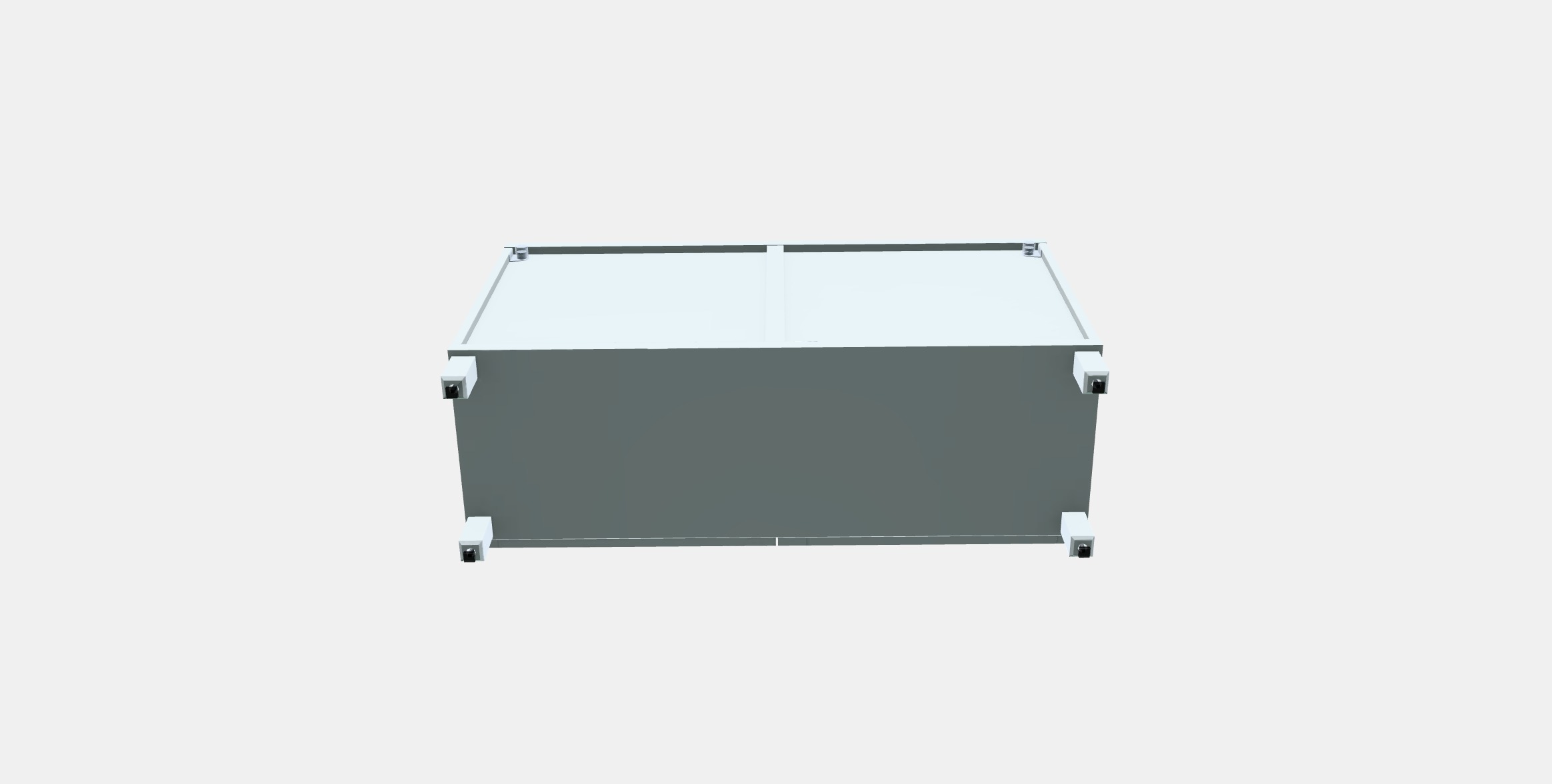 BESTA Storage combination with doors 50 Low-poly 3D model_7