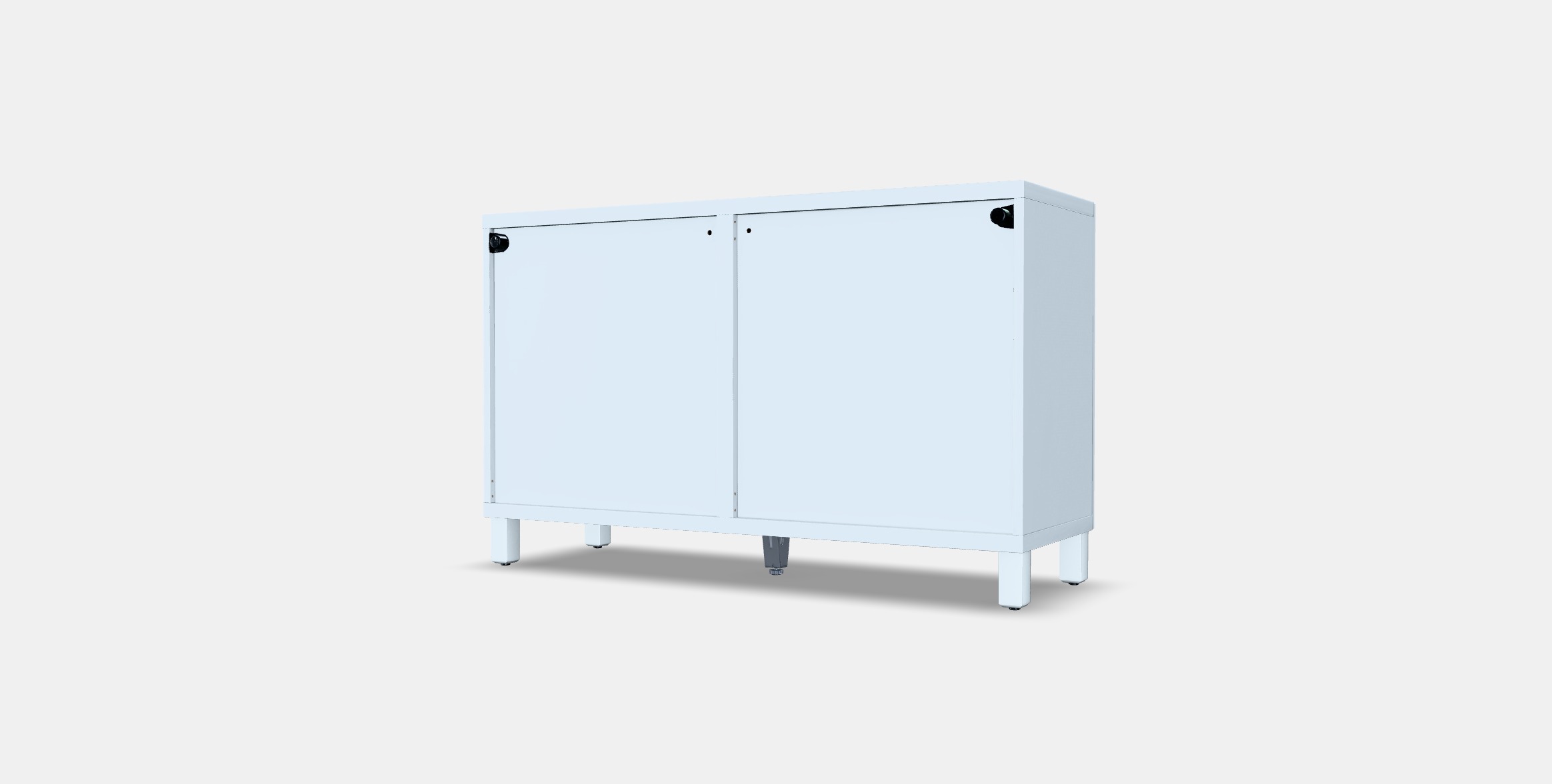 BESTA Storage combination with doors 51 Low-poly 3D model_4