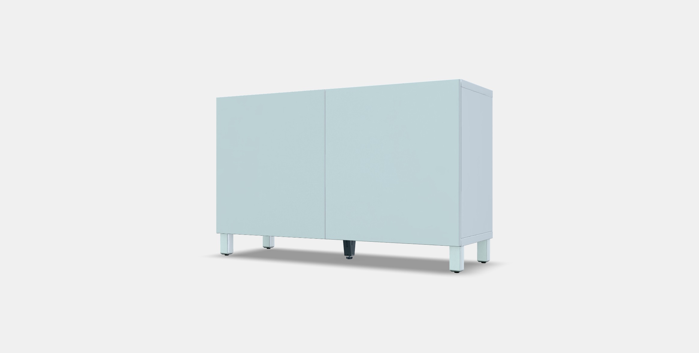BESTA Storage combination with doors 51 Low-poly 3D model_12
