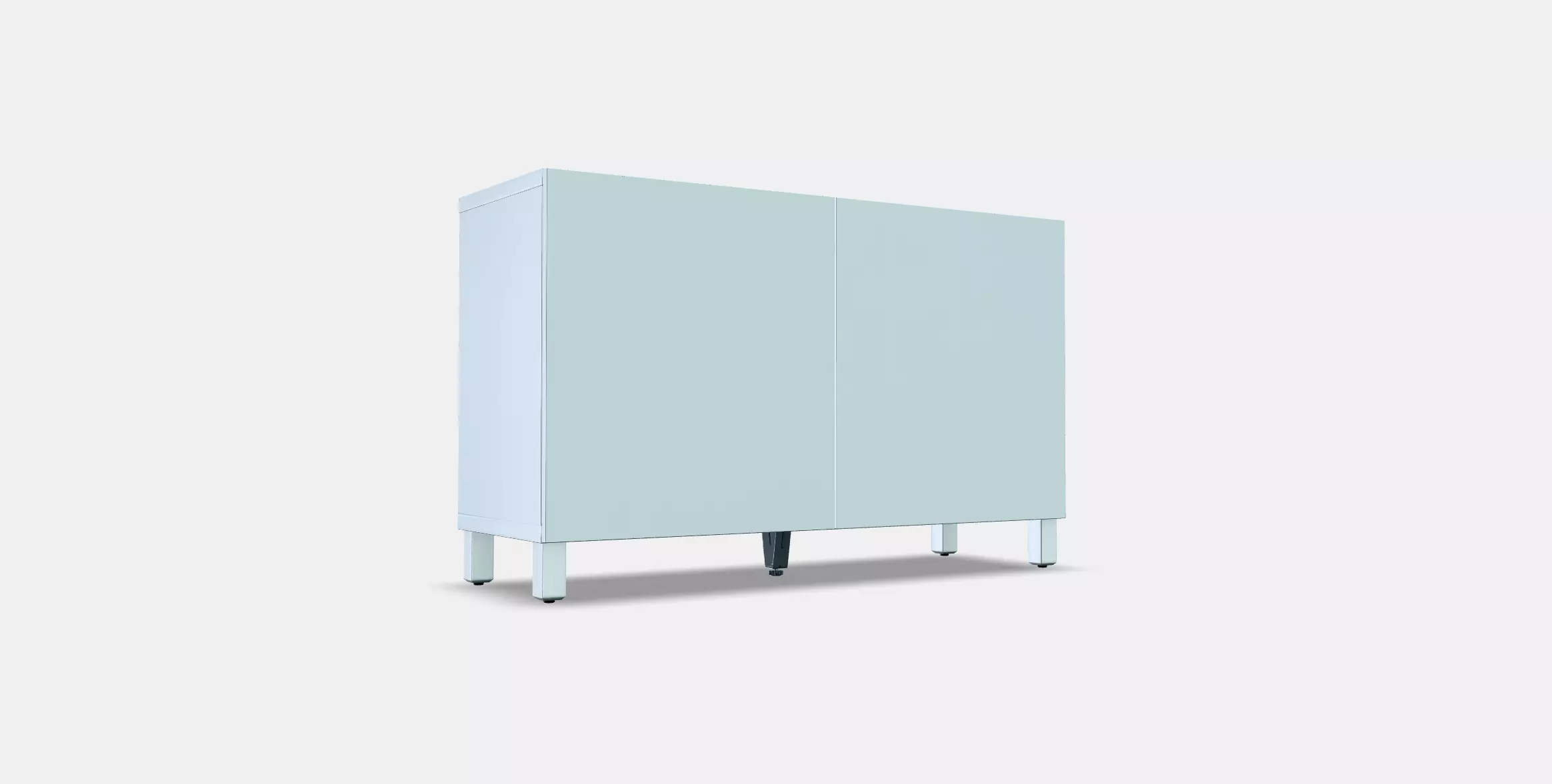 BESTA Storage combination with doors 51 Low-poly 3D model_0