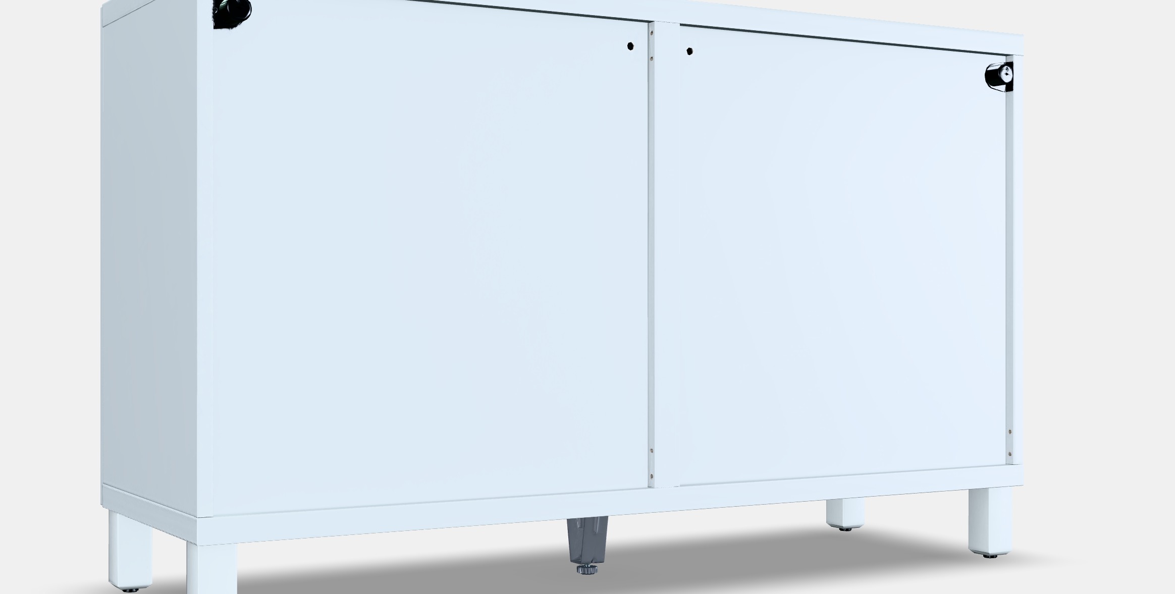 BESTA Storage combination with doors 51 Low-poly 3D model_5