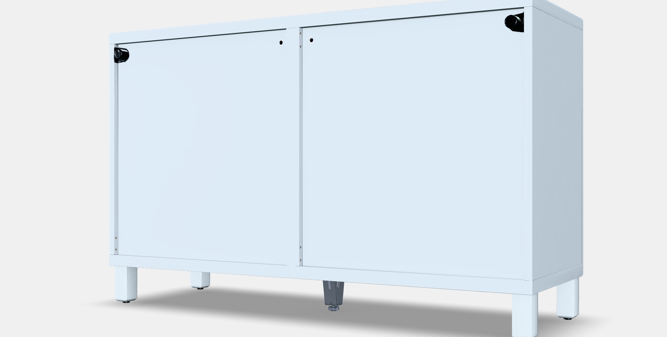 BESTA Storage combination with doors 51 Low-poly 3D model_6