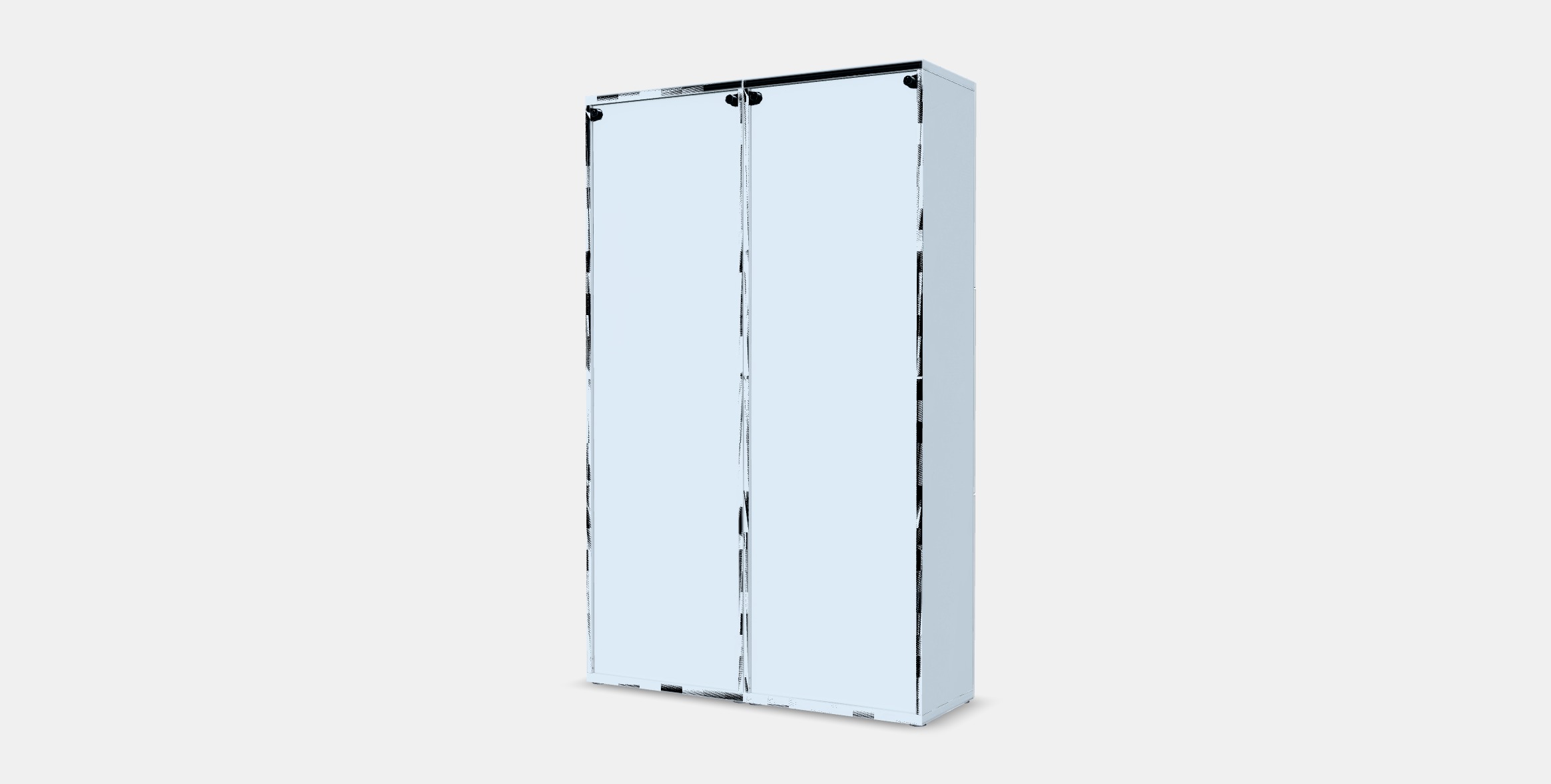 BESTA Storage combination with doors 52 Low-poly 3D model_4