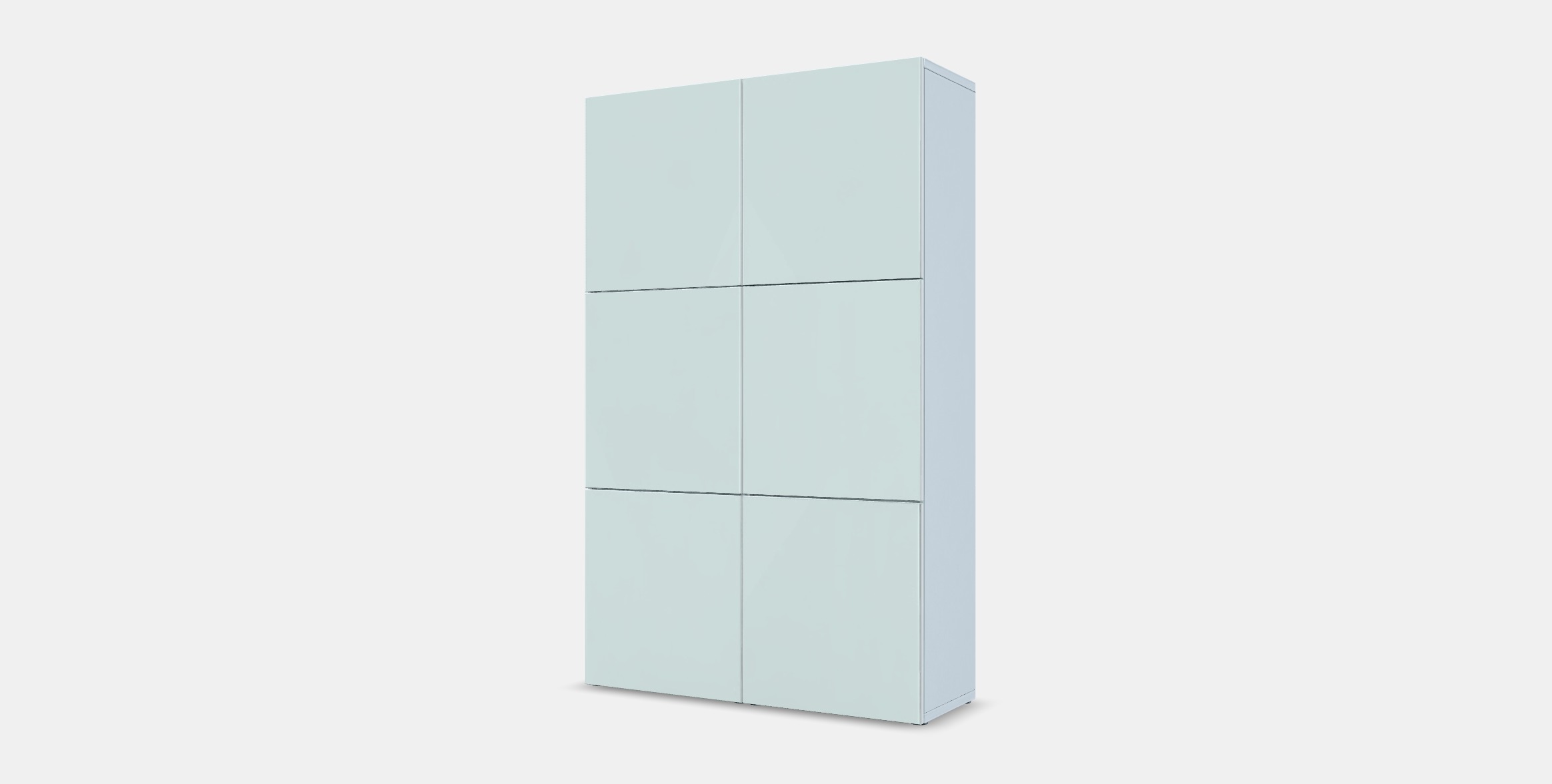BESTA Storage combination with doors 52 Low-poly 3D model_12