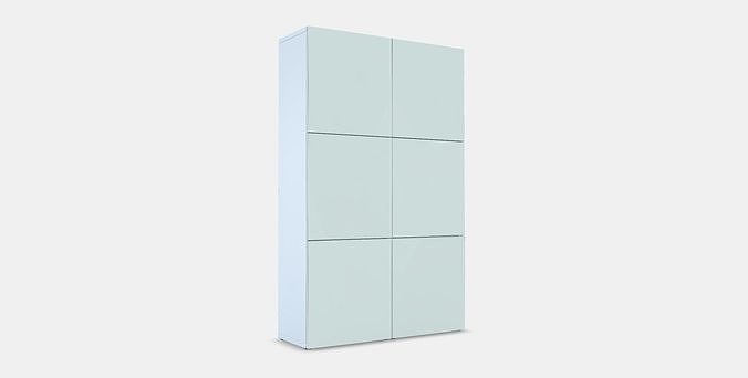 BESTA Storage combination with doors 52 Low-poly 3D model