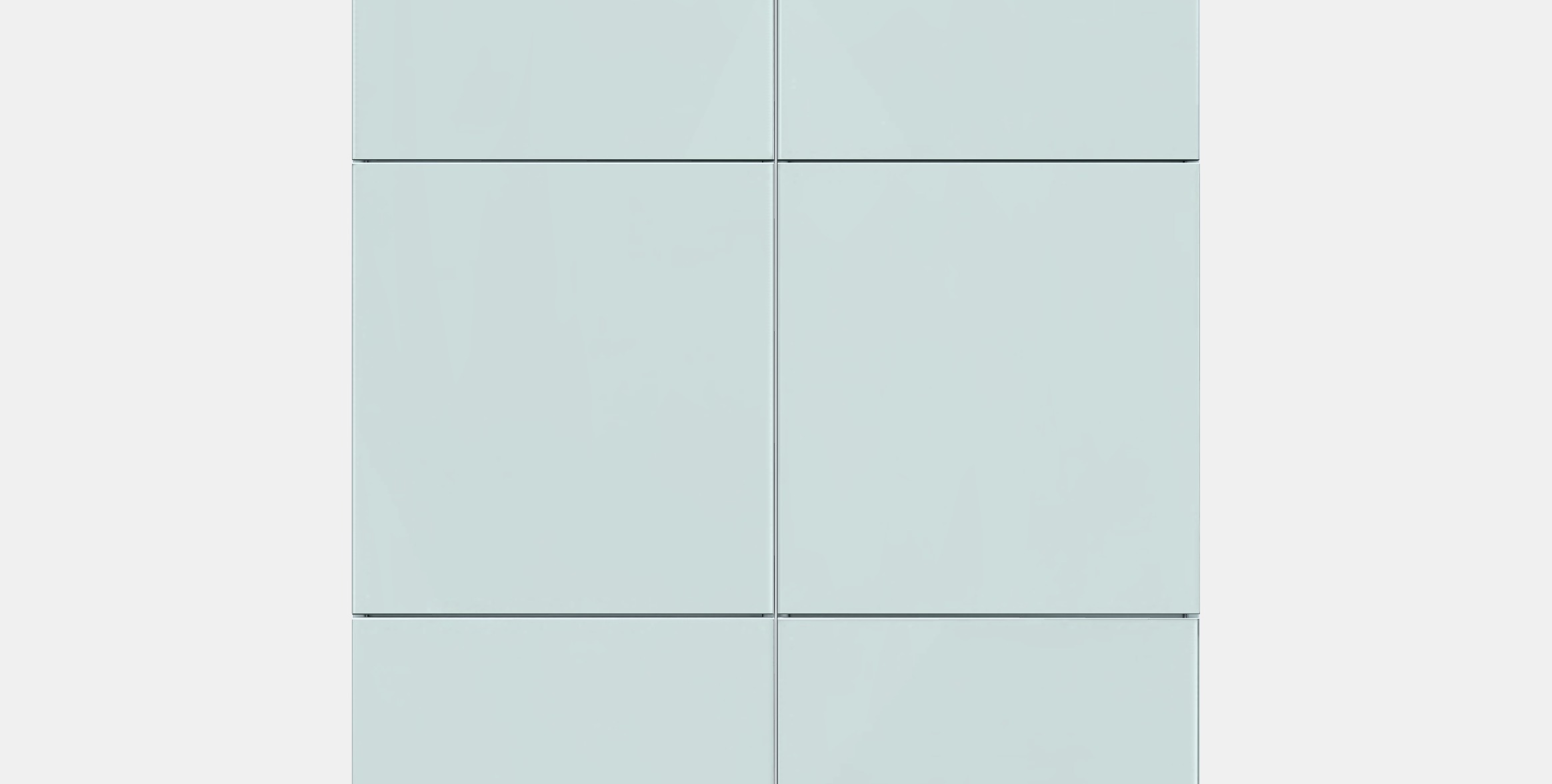 BESTA Storage combination with doors 52 Low-poly 3D model_11