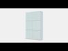 BESTA Storage combination with doors 52 Low-poly 3D model_1