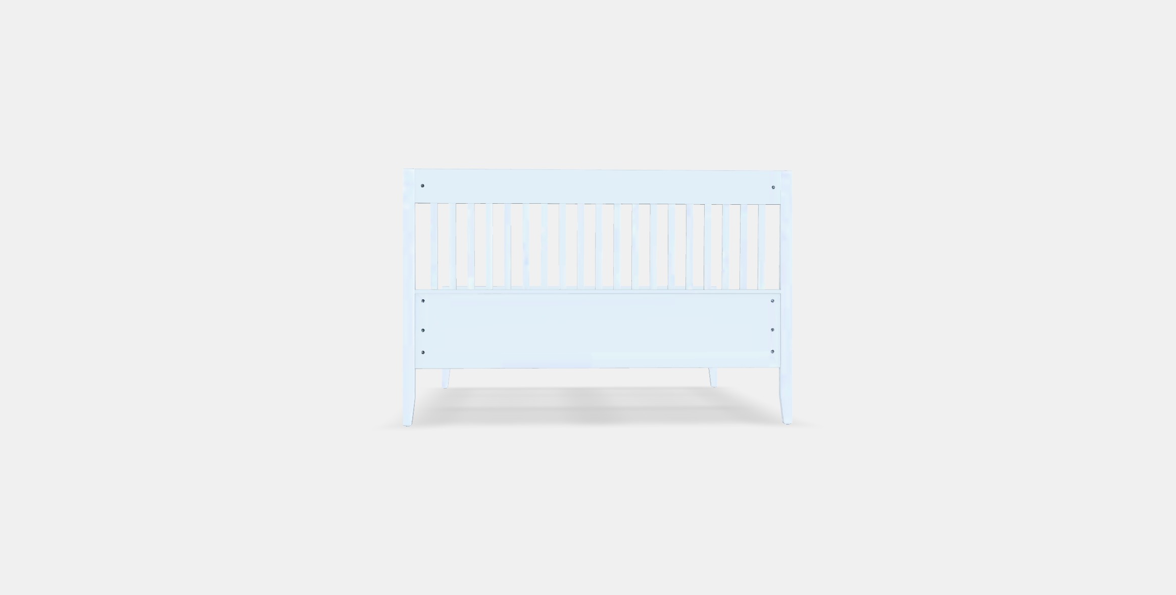 IDANAS Bed frame 23 Low-poly 3D model_13