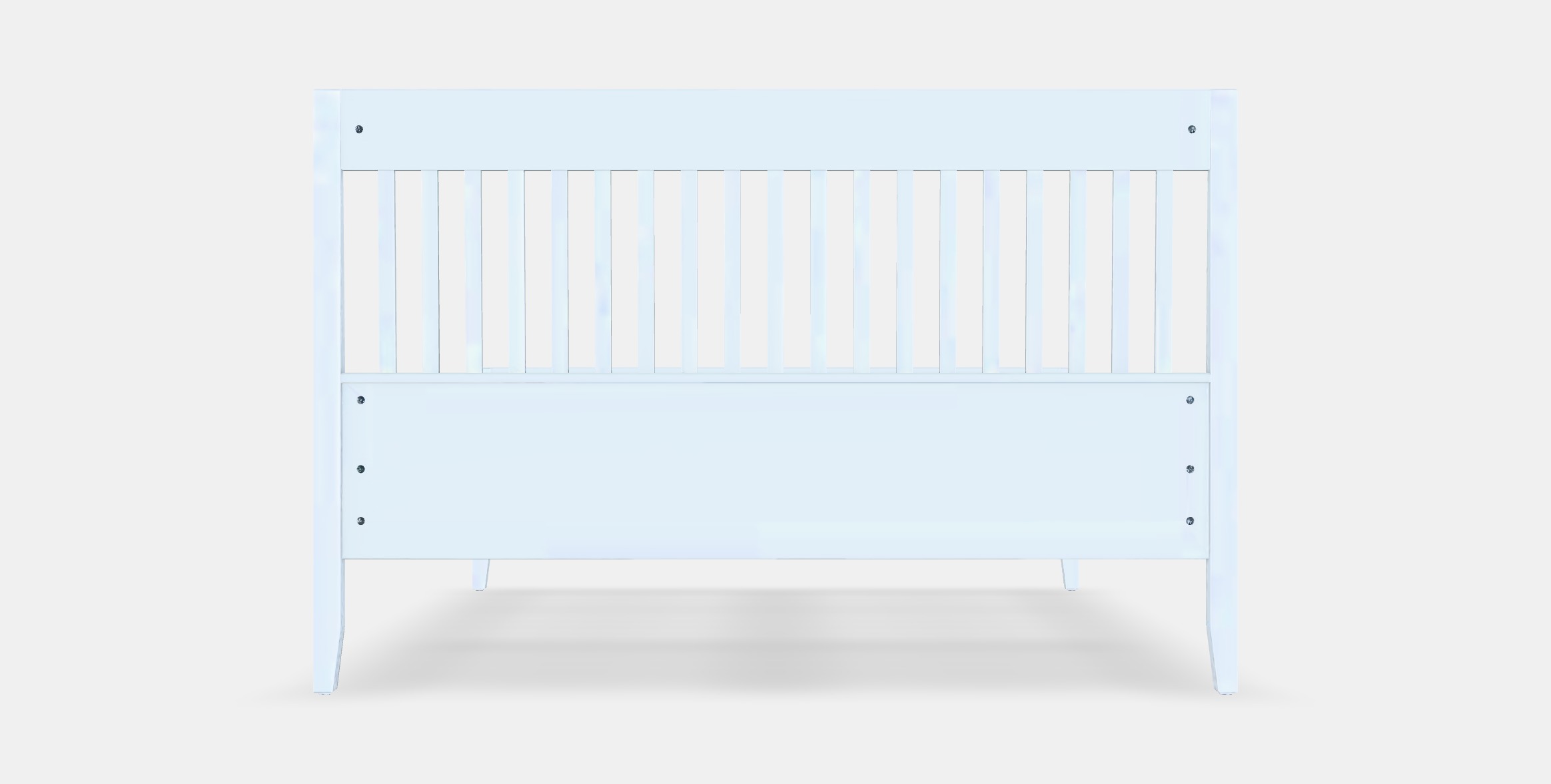 IDANAS Bed frame 23 Low-poly 3D model_15