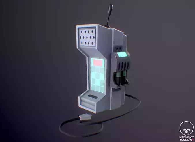Stylized Sci-Fi phone