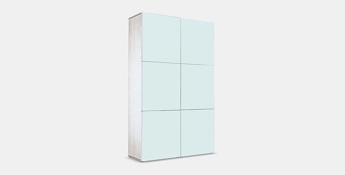 BESTA Storage combination with doors 54 Low-poly 3D model