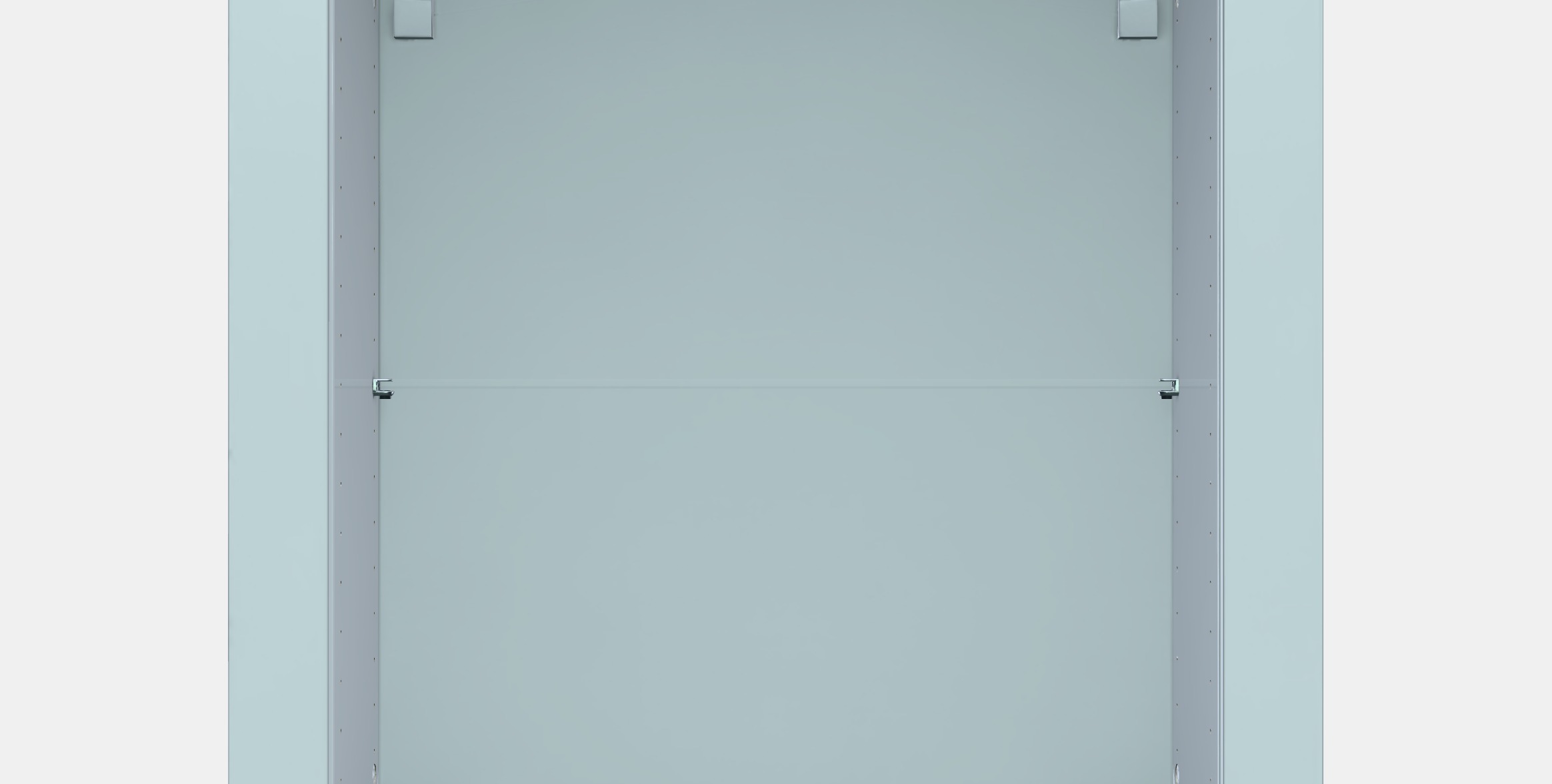 BESTA Shelf unit with glass door 23 Low-poly 3D model_11