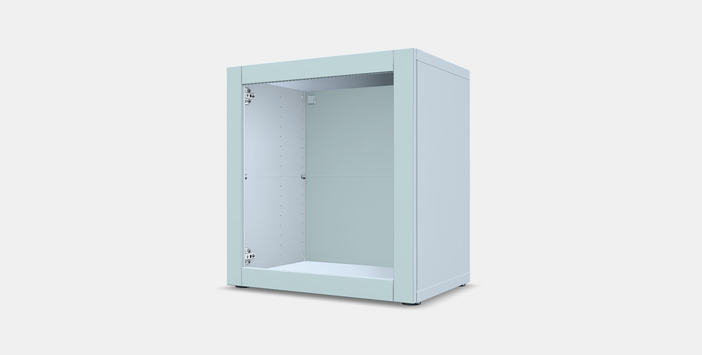 BESTA Shelf unit with glass door 23 Low-poly 3D model_12