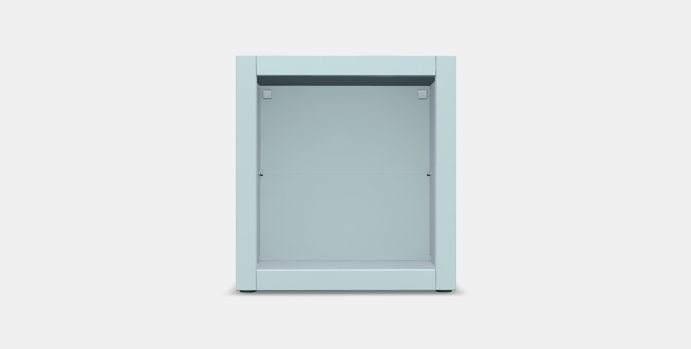 BESTA Shelf unit with glass door 23 Low-poly 3D model_10