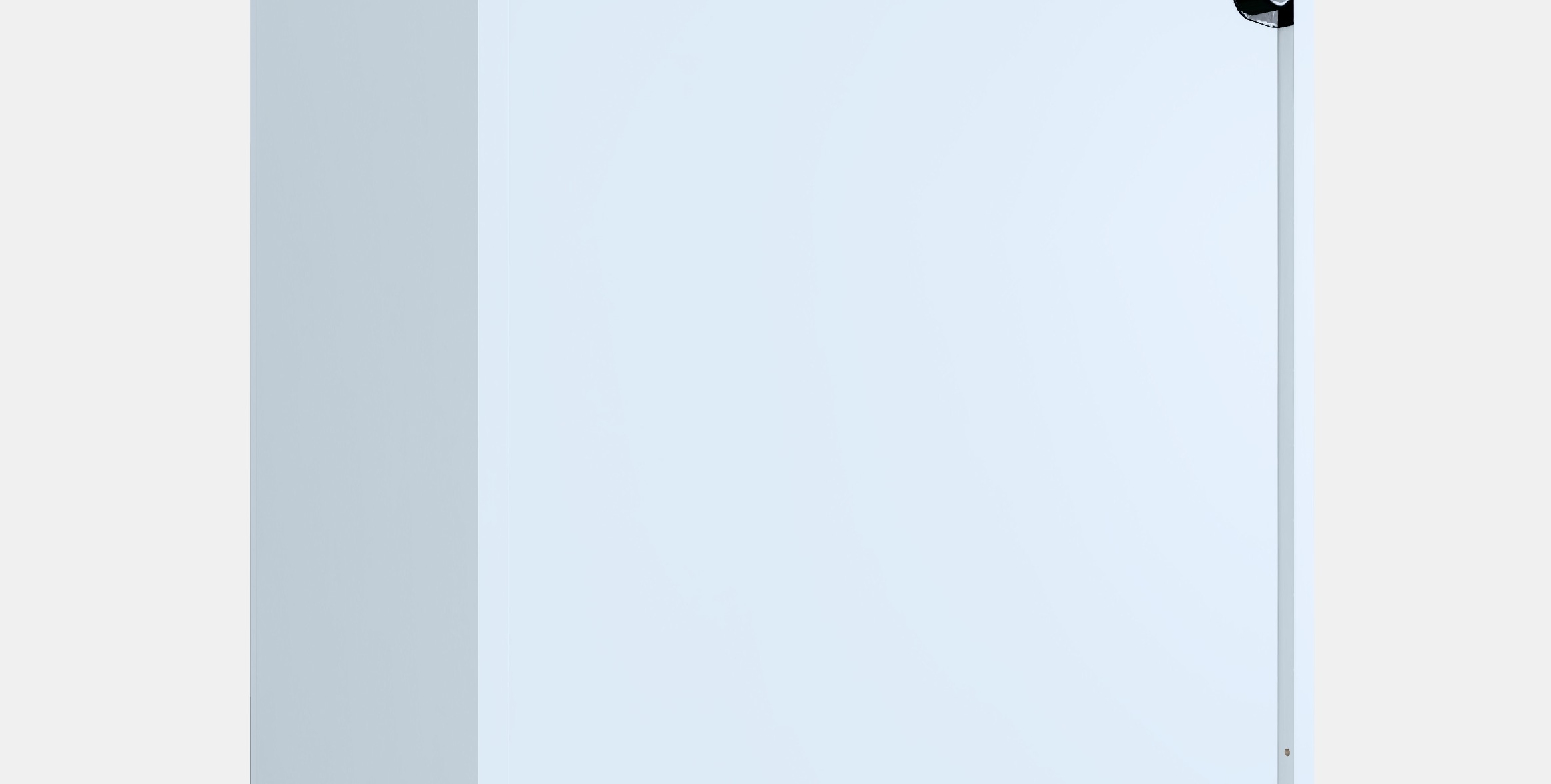 BESTA Shelf unit with glass door 23 Low-poly 3D model_2