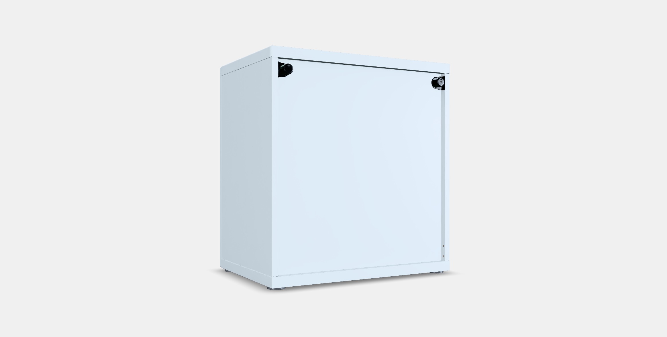 BESTA Shelf unit with glass door 23 Low-poly 3D model_16