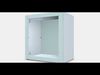 BESTA Shelf unit with glass door 23 Low-poly 3D model_1