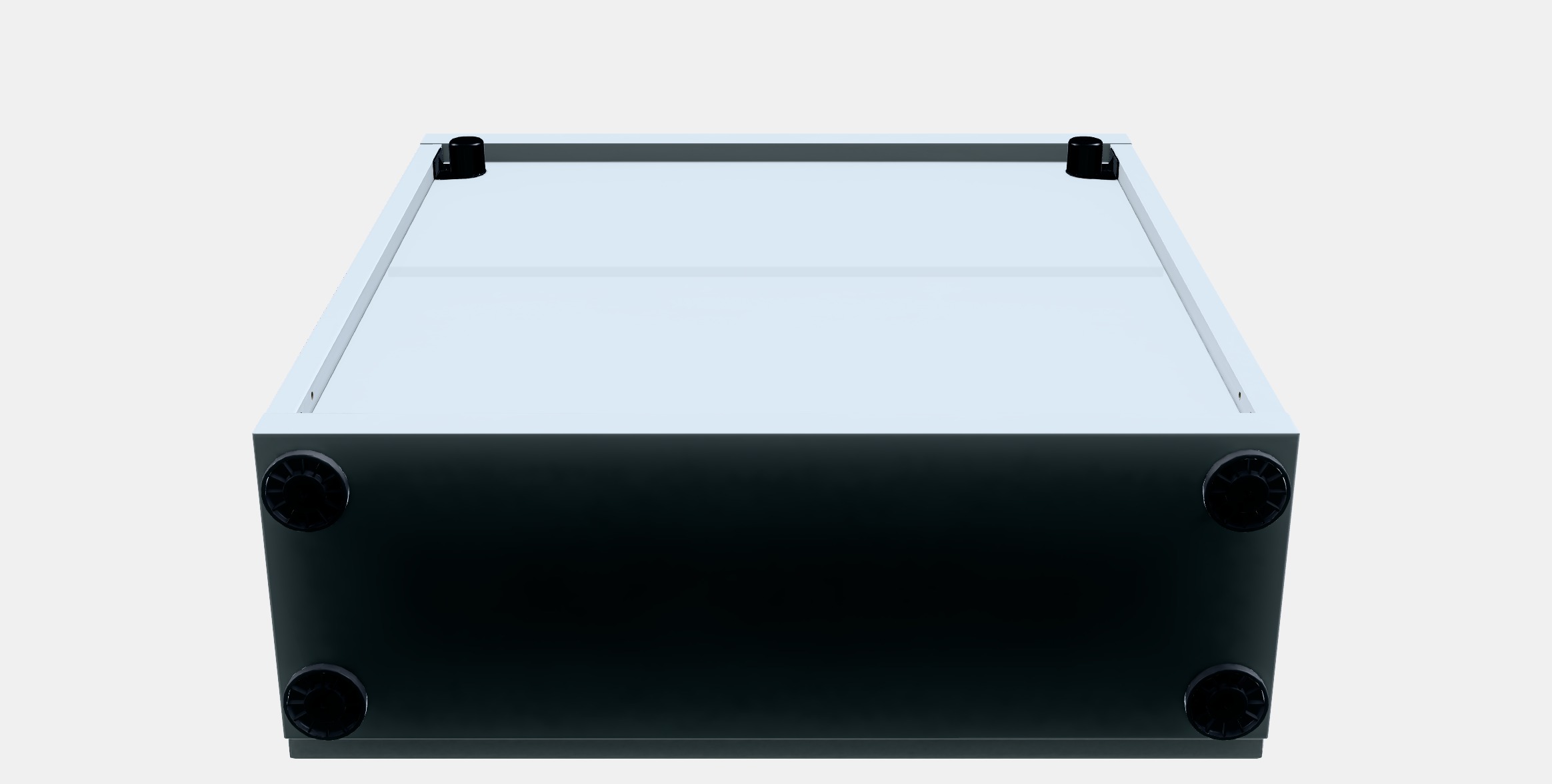 BESTA Shelf unit with door 59 Low-poly 3D model_8