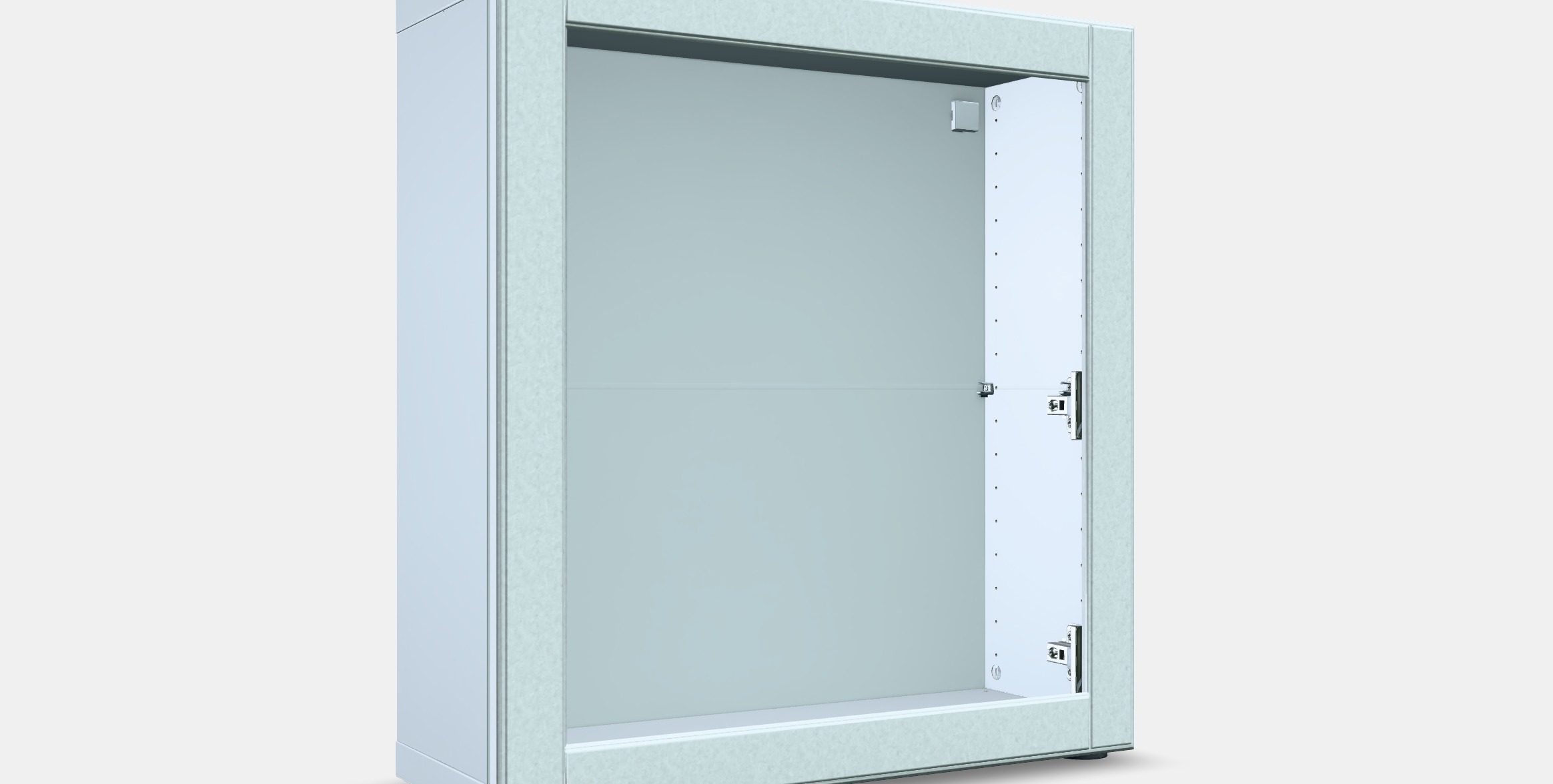 BESTA Shelf unit with door 59 Low-poly 3D model_10