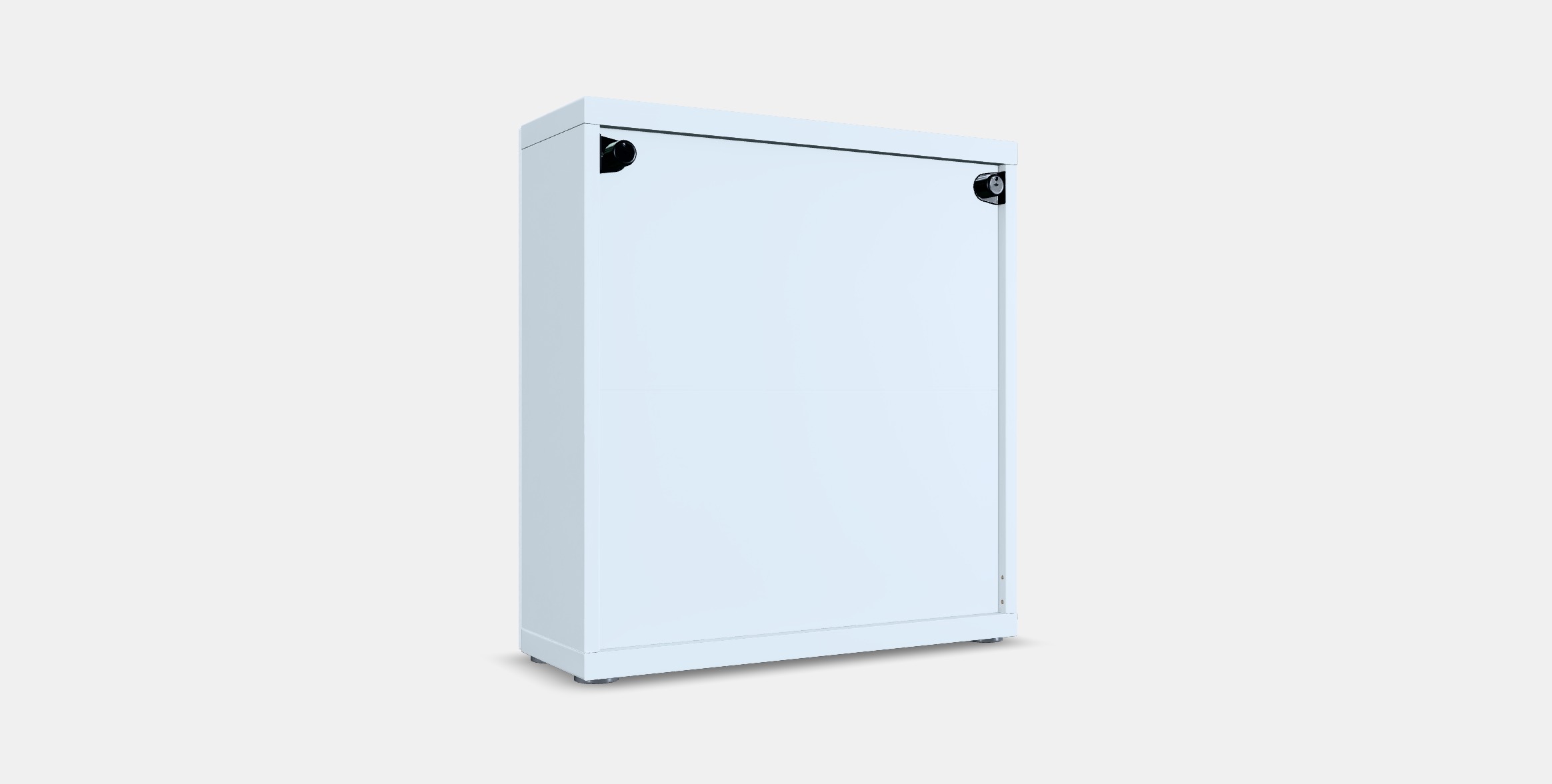 BESTA Shelf unit with door 59 Low-poly 3D model_16