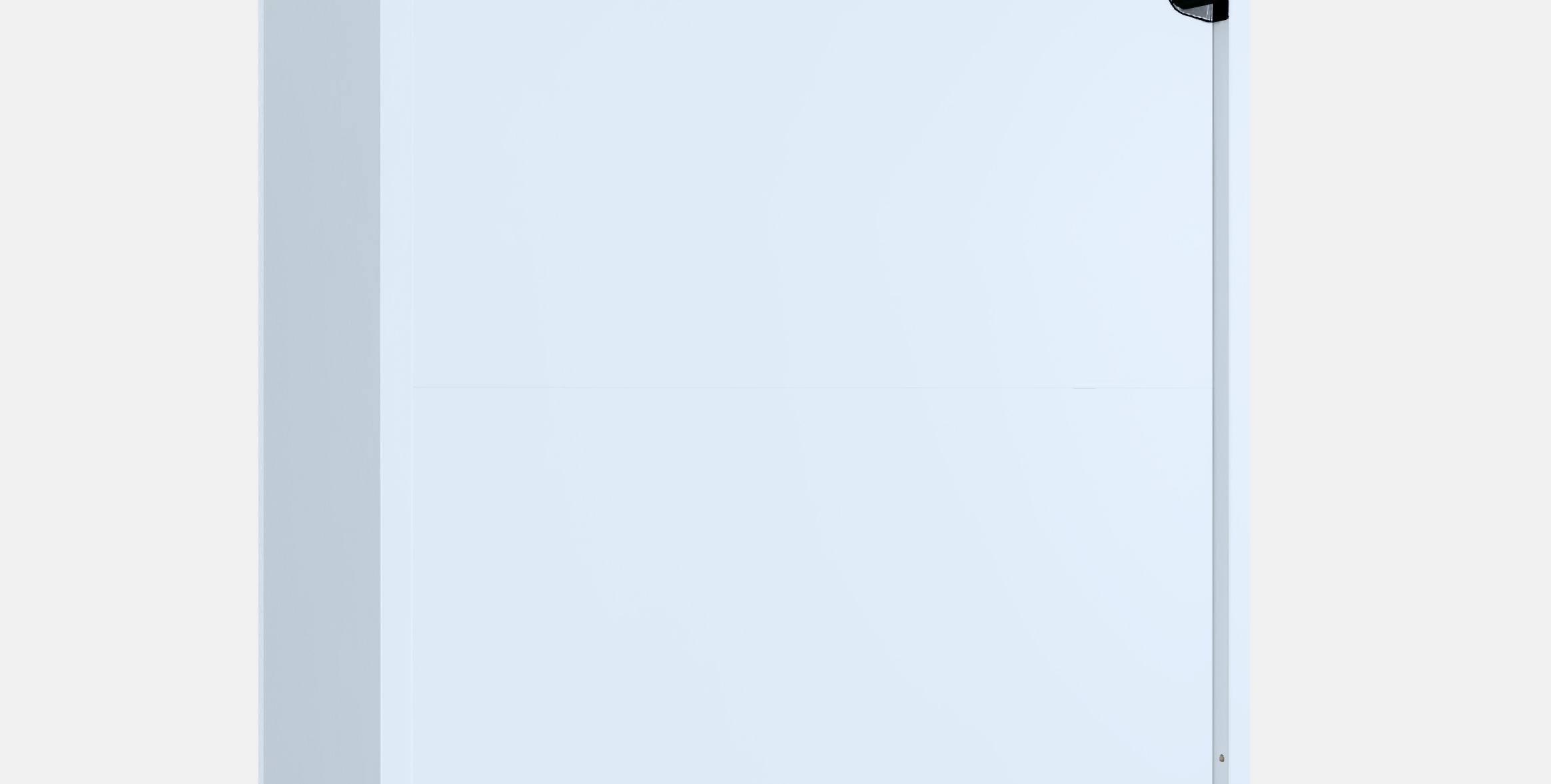 BESTA Shelf unit with door 59 Low-poly 3D model_5