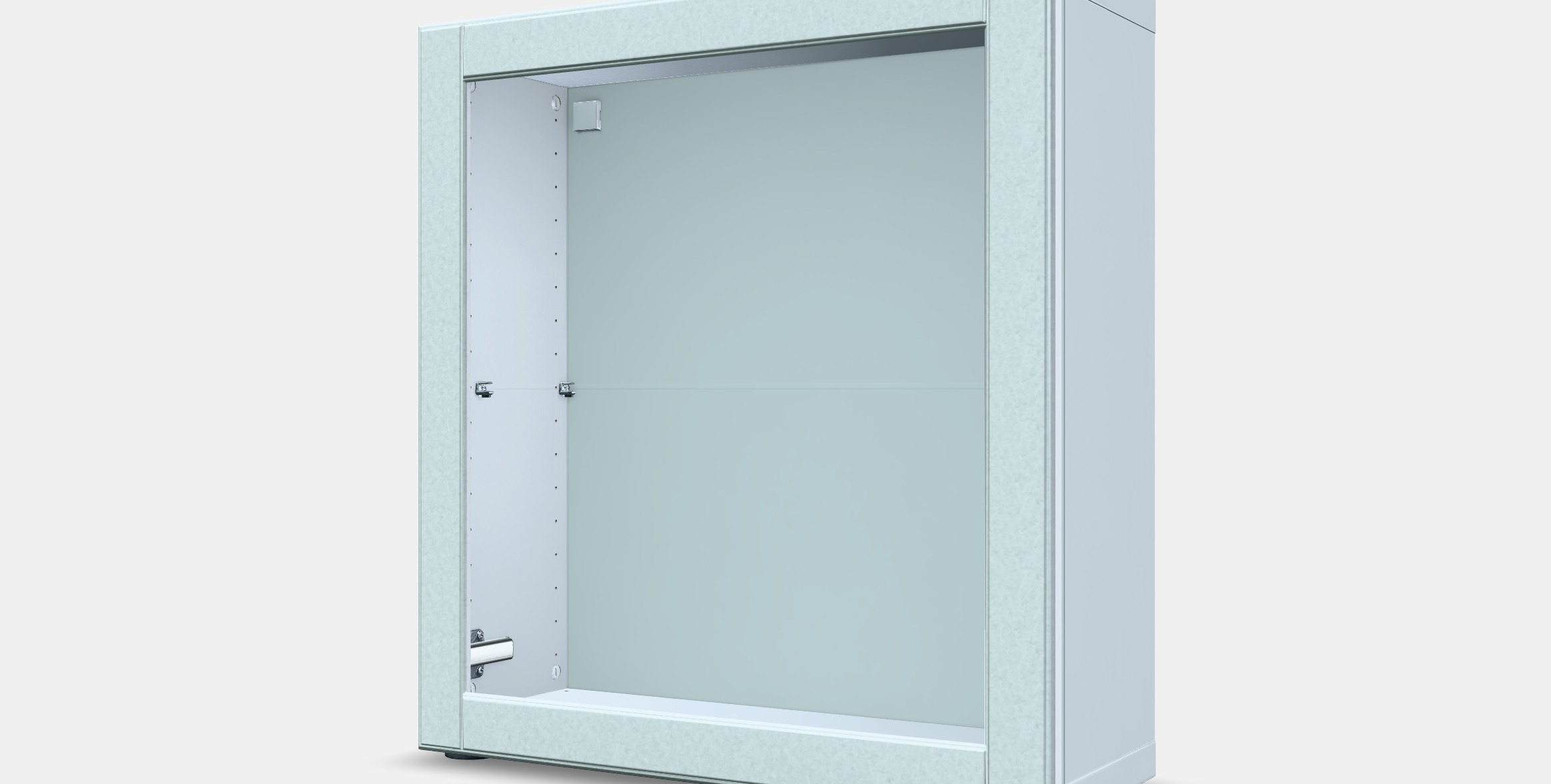 BESTA Shelf unit with door 59 Low-poly 3D model_12