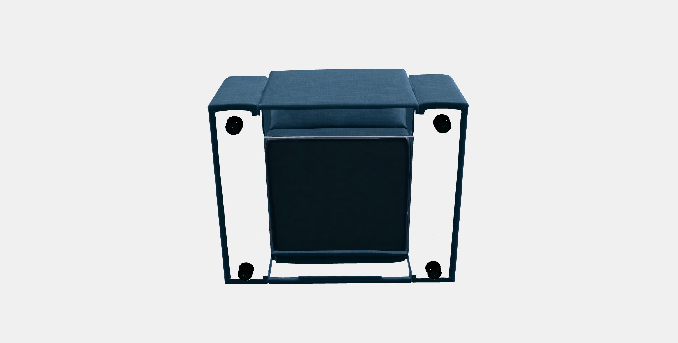 VIMLE Armchair 7 Low-poly 3D model_4