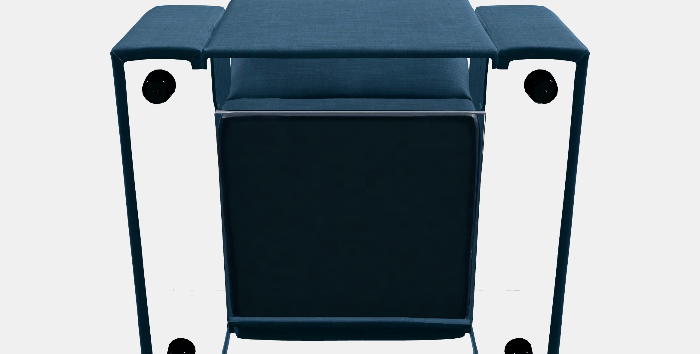 VIMLE Armchair 7 Low-poly 3D model_5