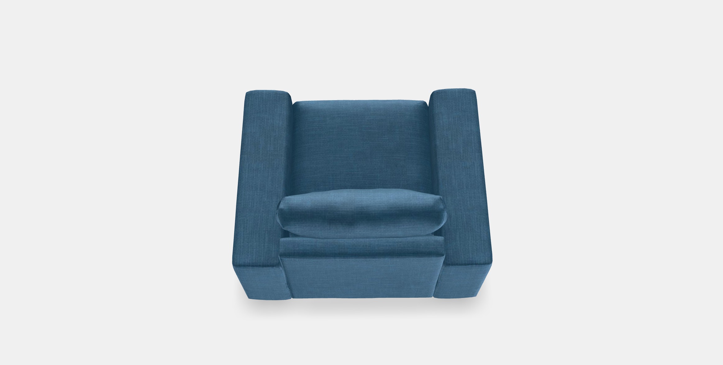 VIMLE Armchair 7 Low-poly 3D model_2