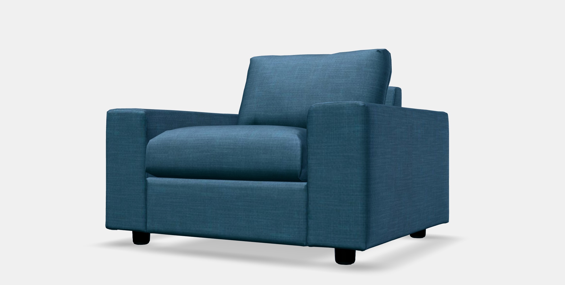 VIMLE Armchair 7 Low-poly 3D model_12