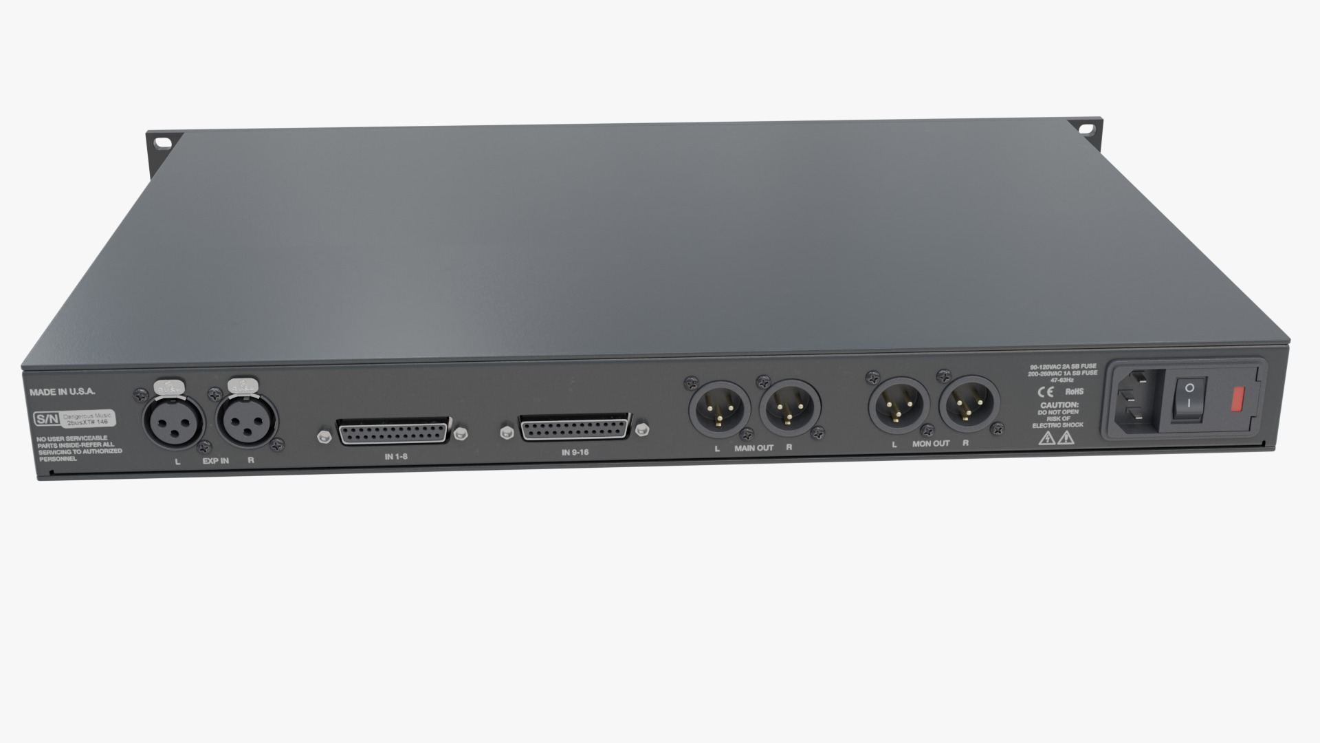 Dangerous Music 2 Bus XT 3D model_5