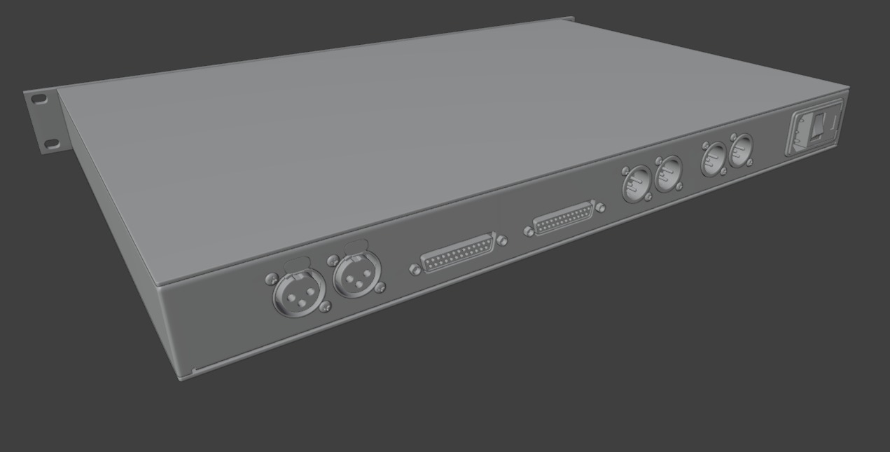 Dangerous Music 2 Bus XT 3D model_9