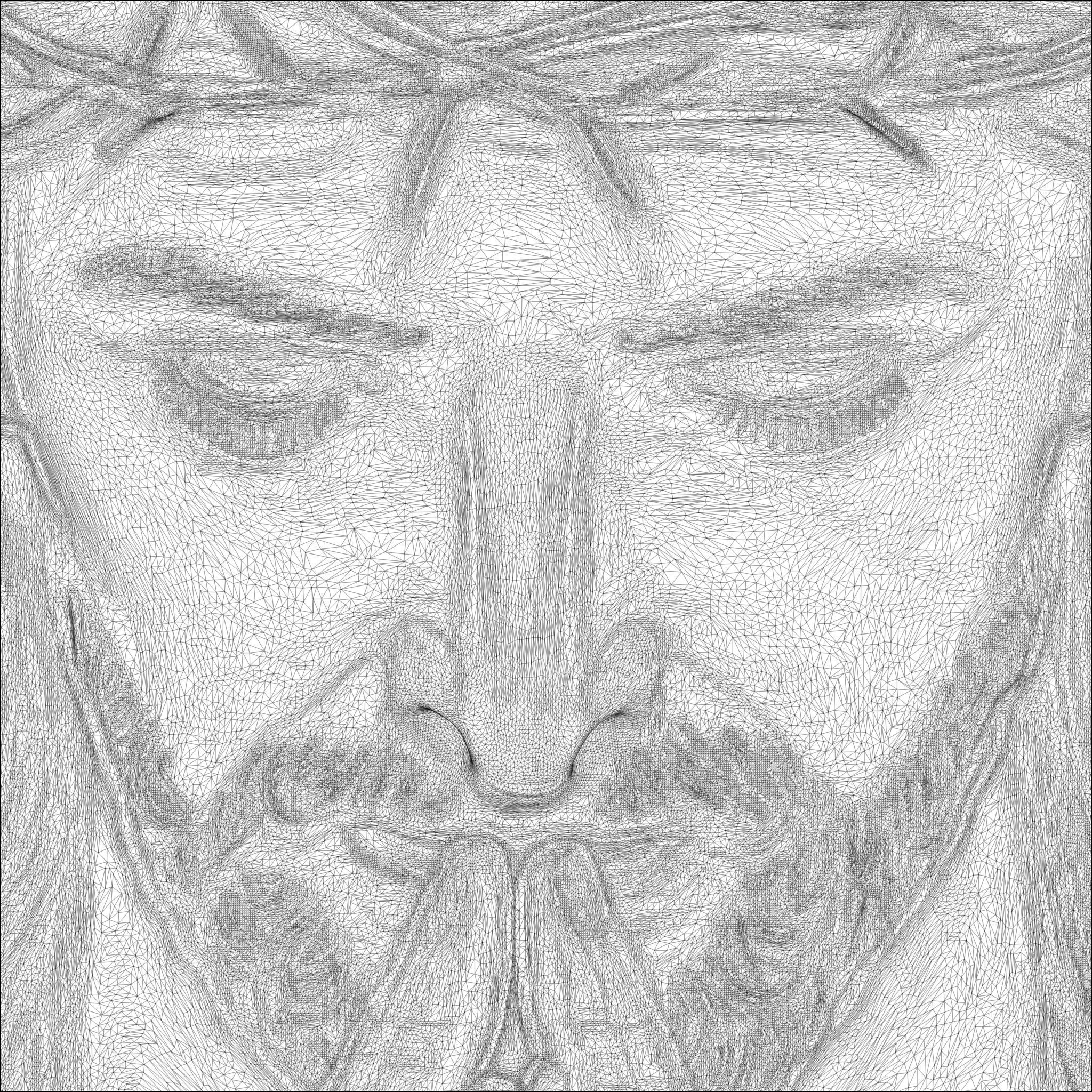 Christ in Prayer STL file for 3d Printing or CNC 3D print model_16