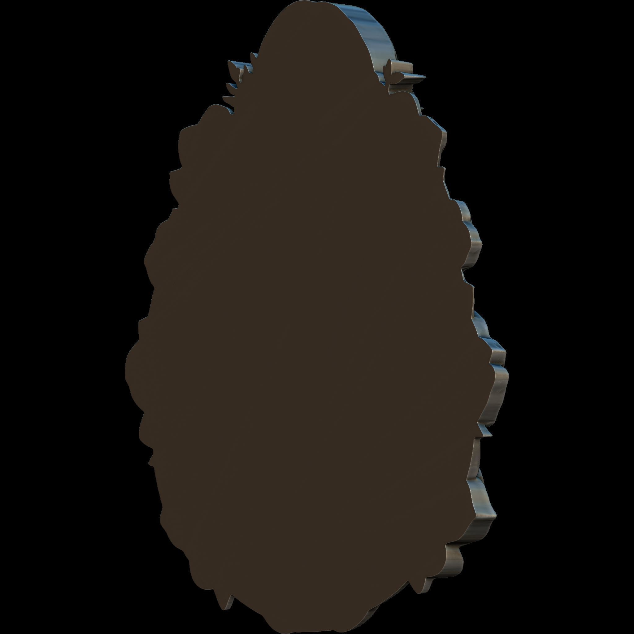 Christ in Prayer STL file for 3d Printing or CNC 3D print model_9