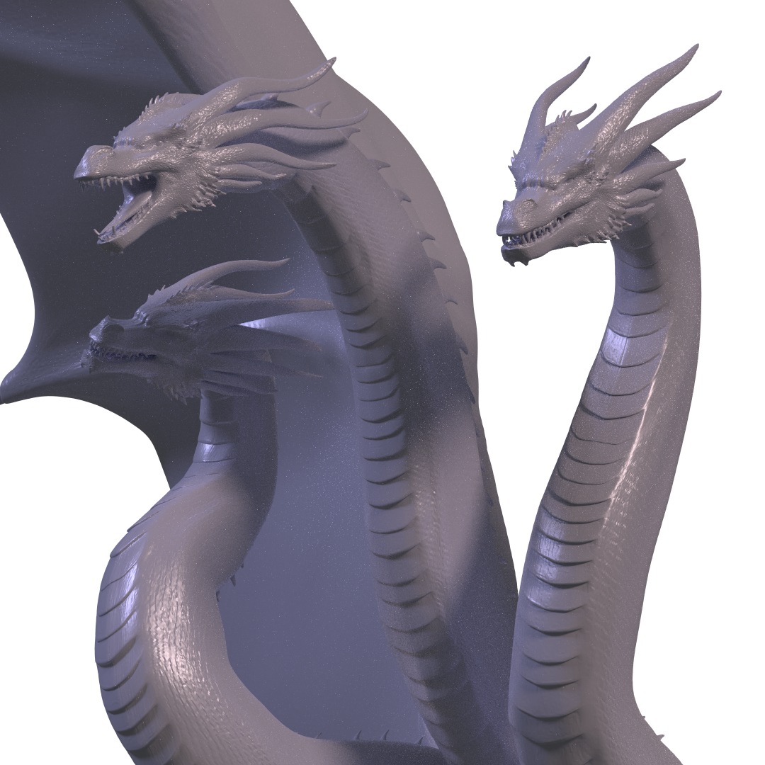 king Ghidorah 3dprint 3D print model_1