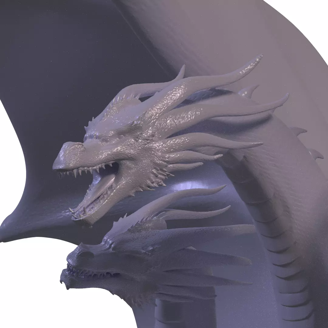 king Ghidorah 3dprint 3D print model_0